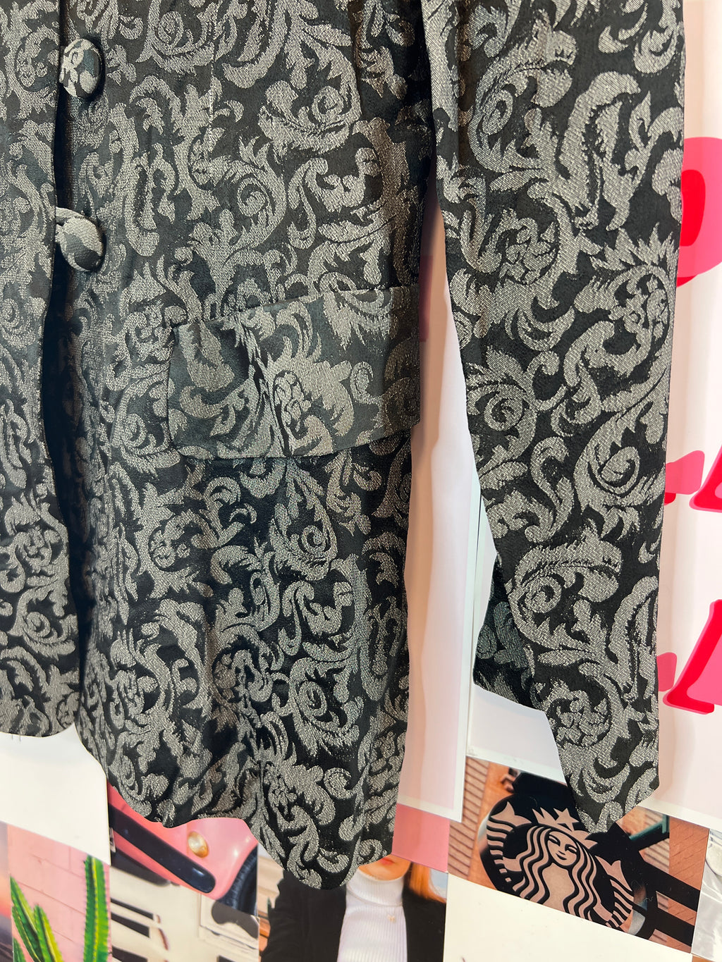 Staxs Patterned Lounge Jacket