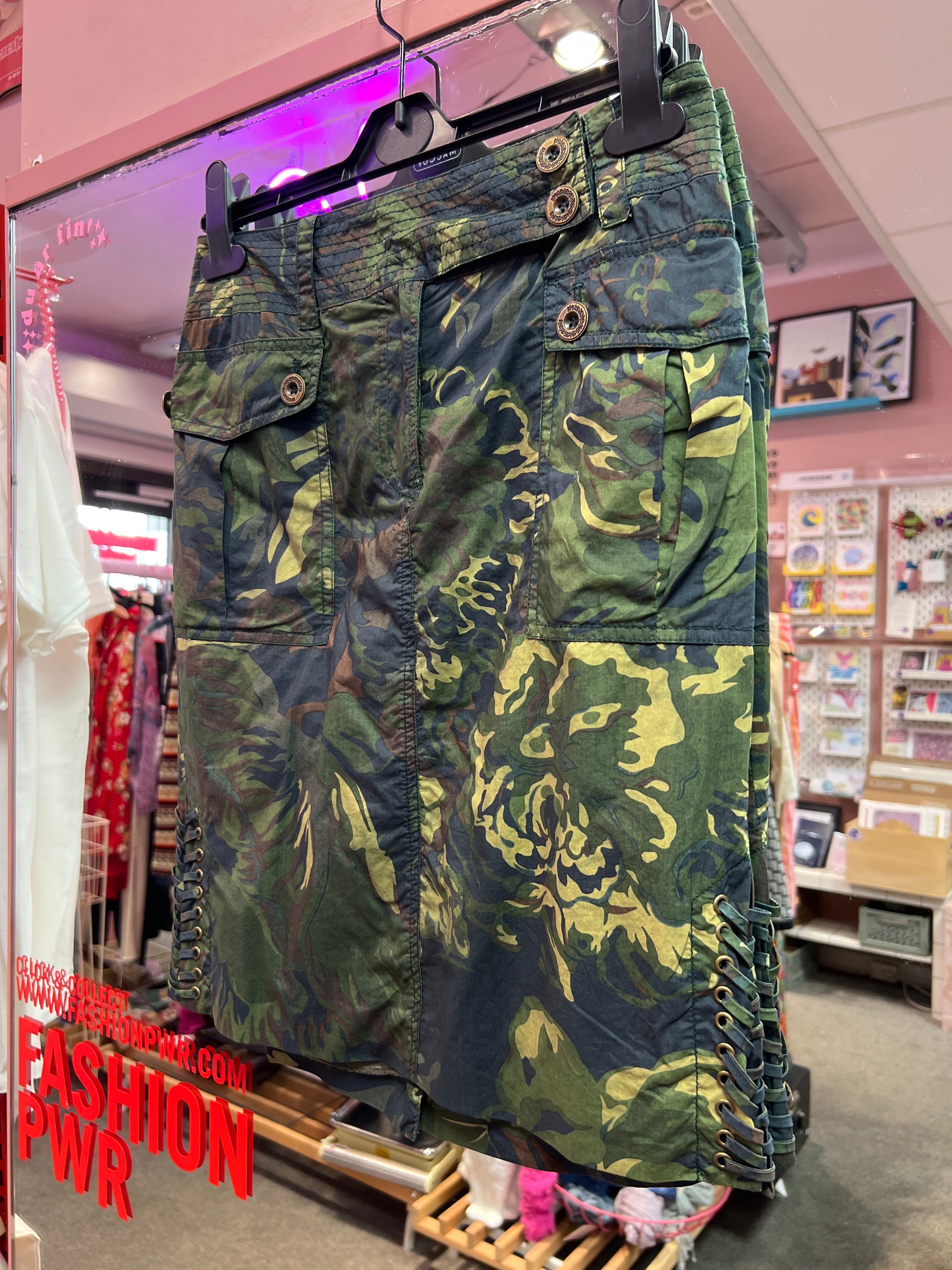 Ambiente camouflaged skirt