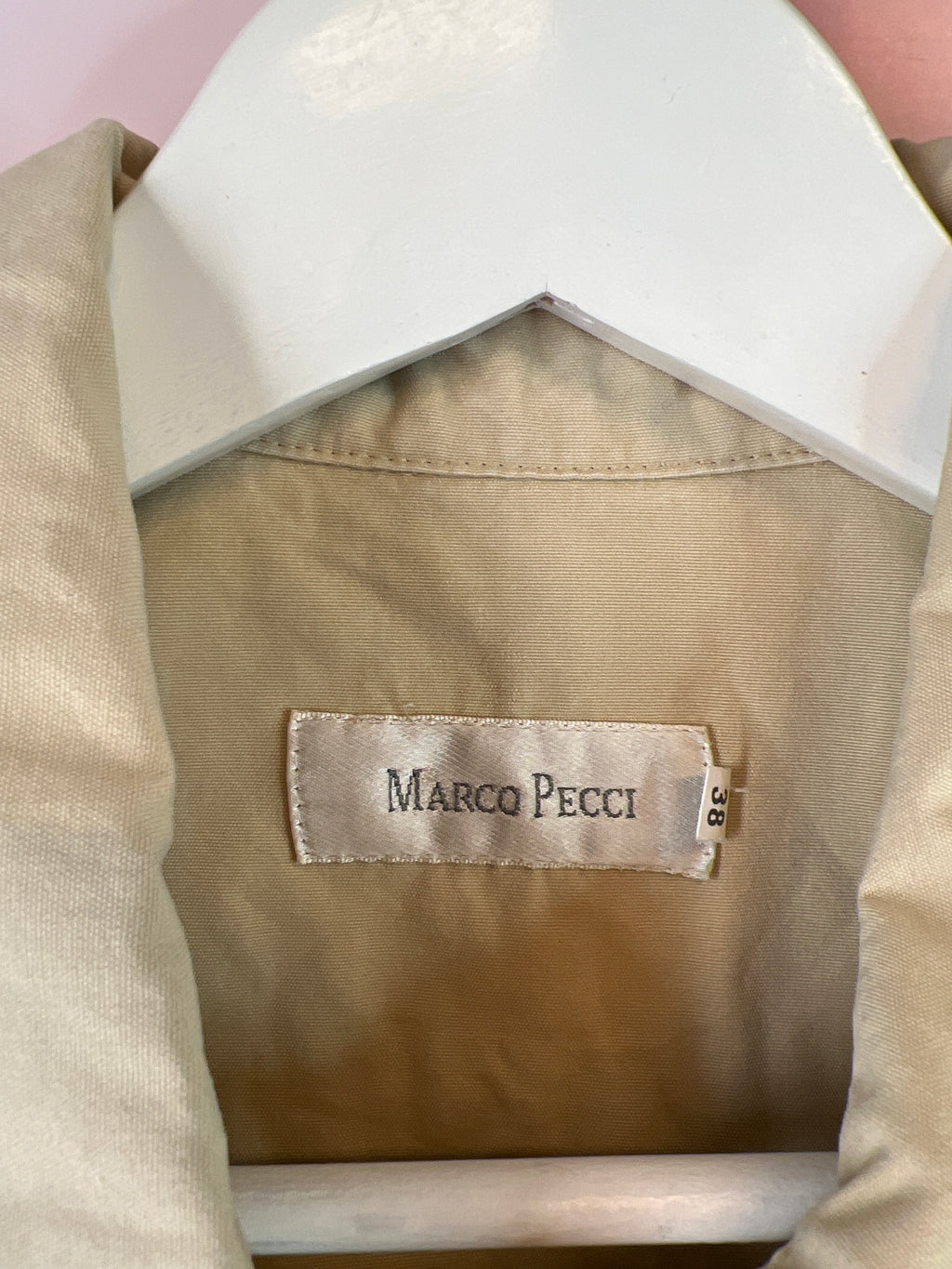 Beige väst Marco Pecci