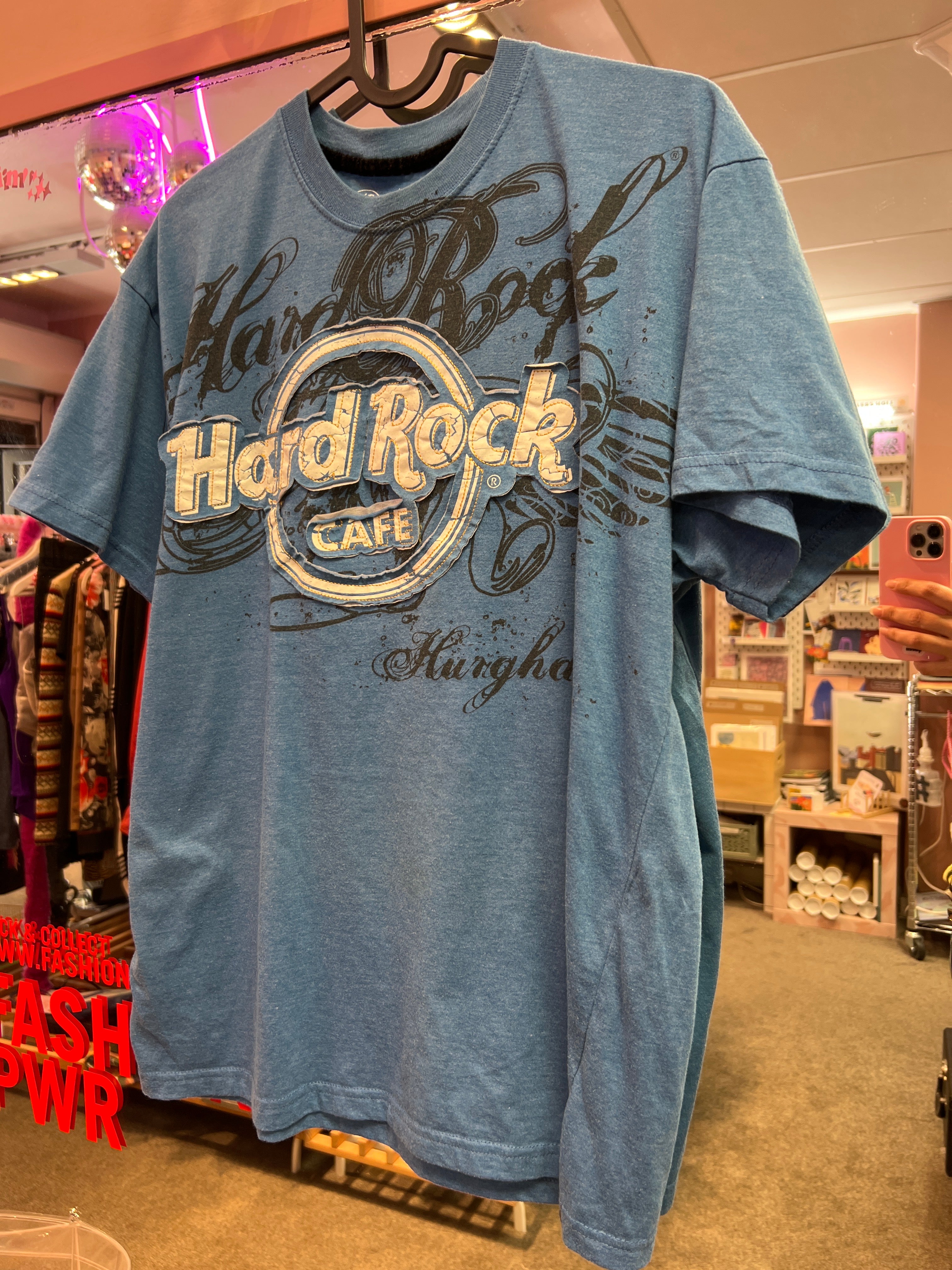 Blue Hard Rock Cafe t-shirt
