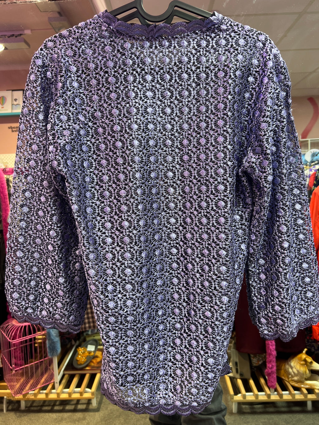 Purple Y2K vibes top