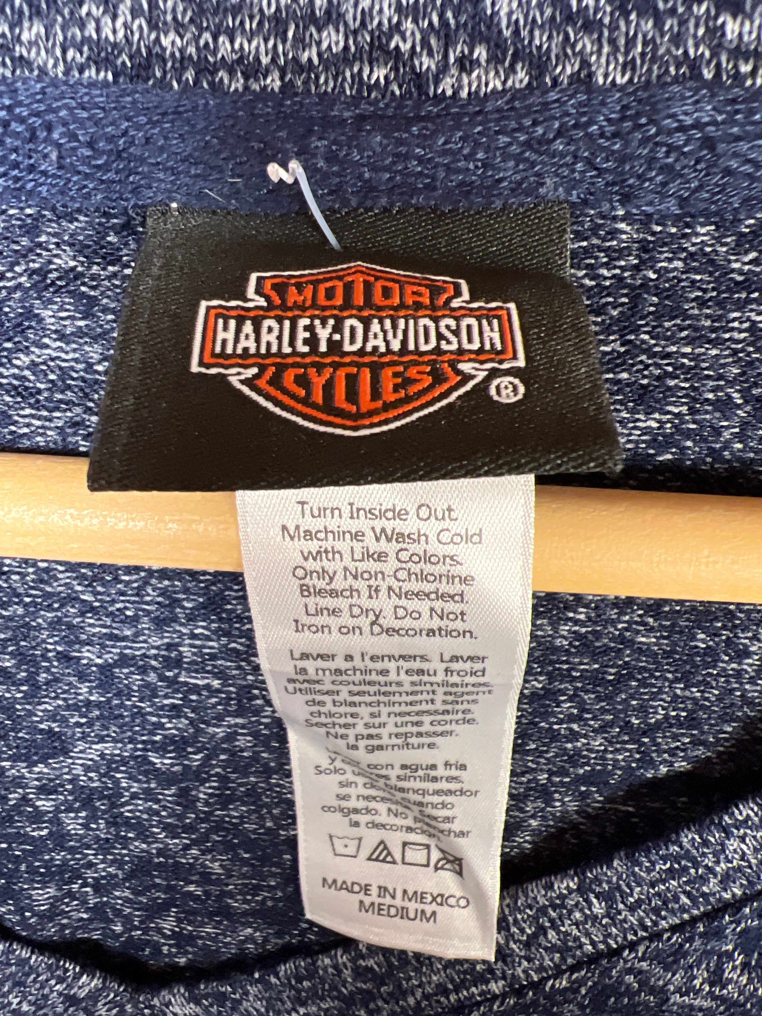 Harley Davidson blue long sleeves