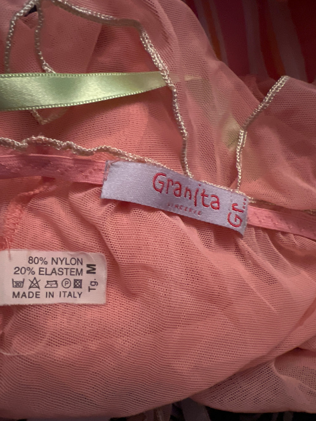 Y2K pink fairy vibes made in Italy top