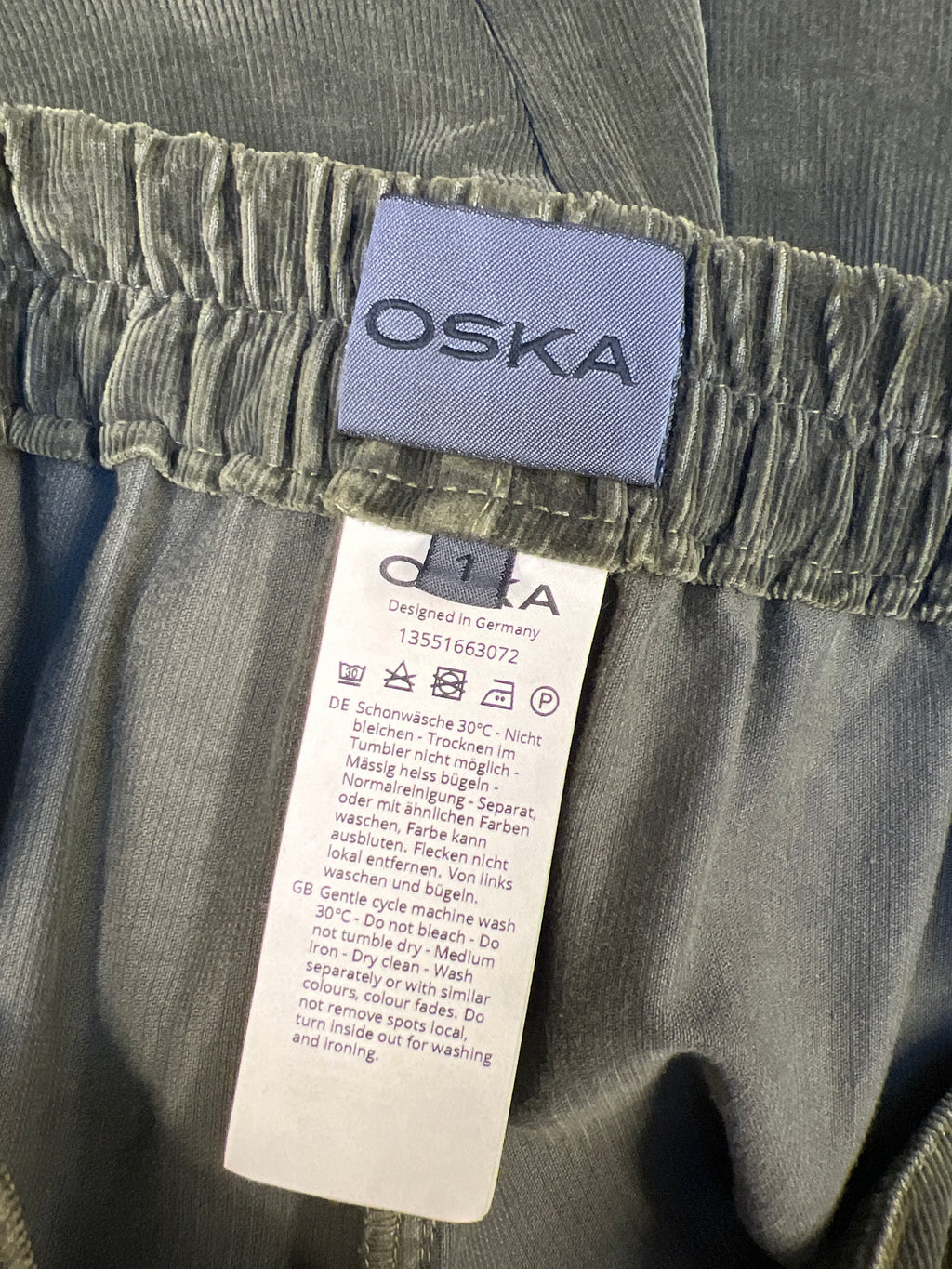 Oska corduroy trousers
