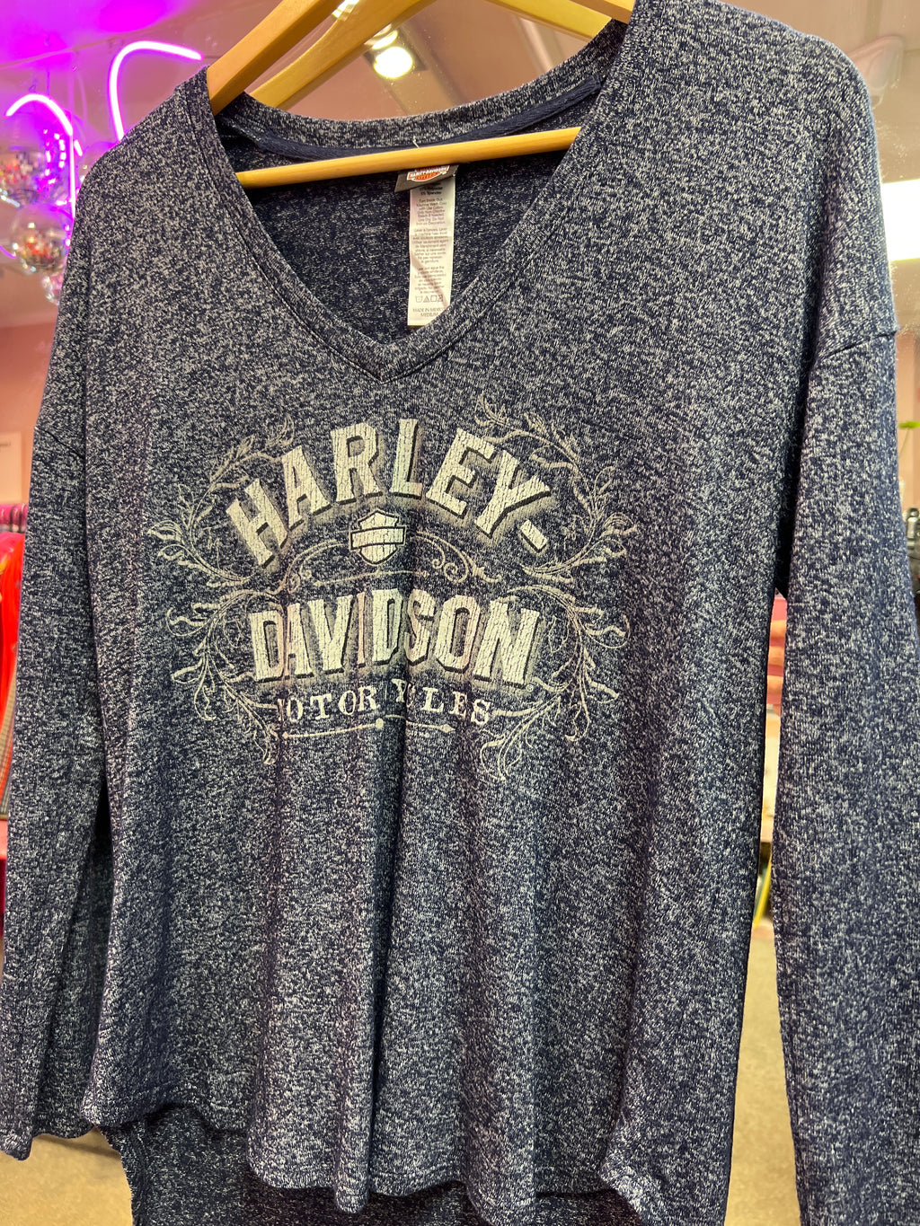 Harley Davidson blue long sleeves