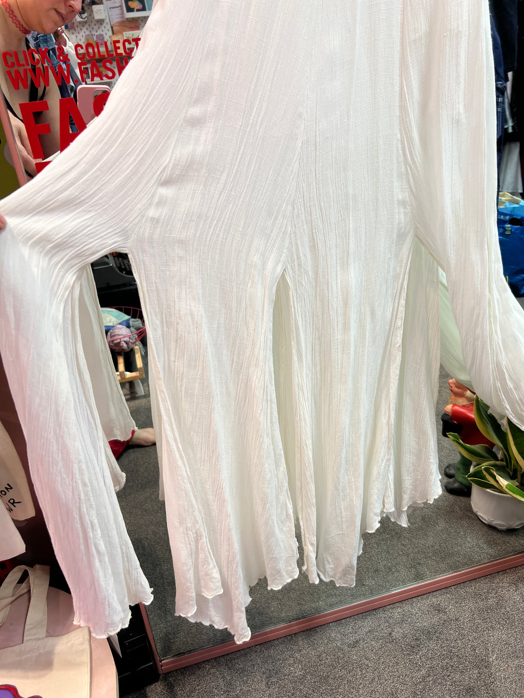 Fairy asymmetrical Zic Zac dress