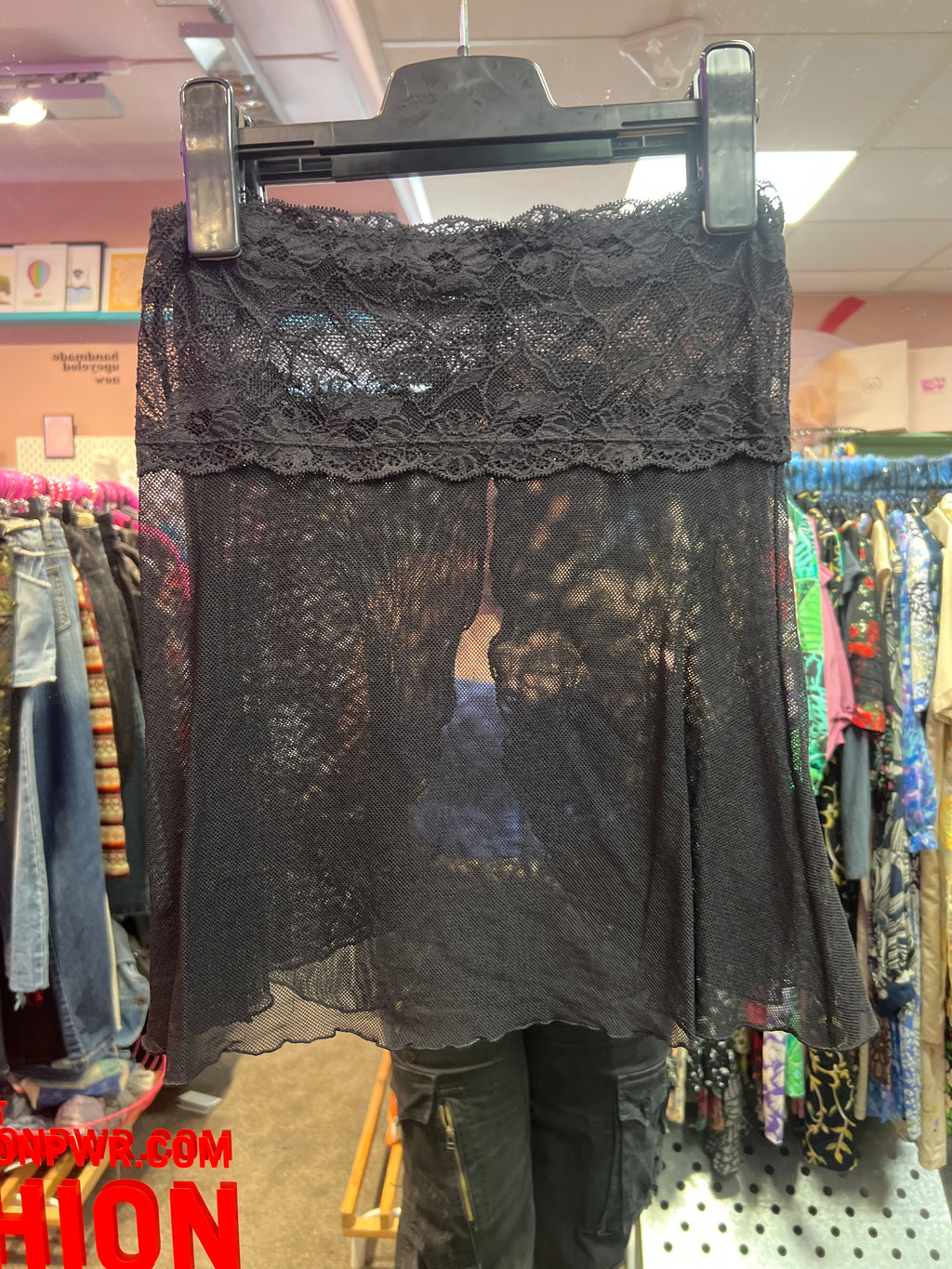 Cutesy and sexy see through top