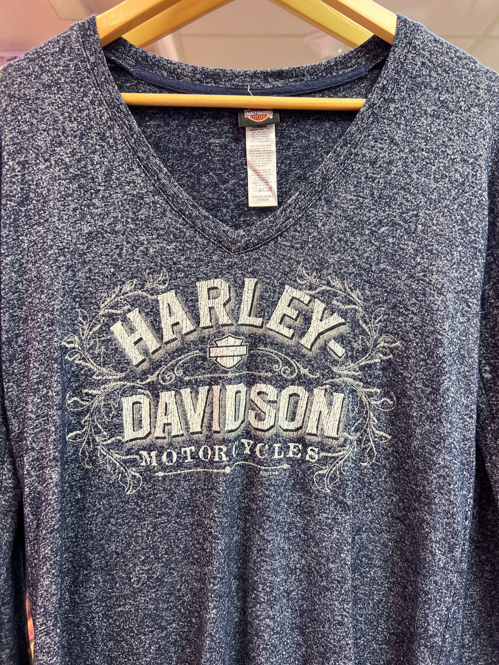 Harley Davidson blue long sleeves
