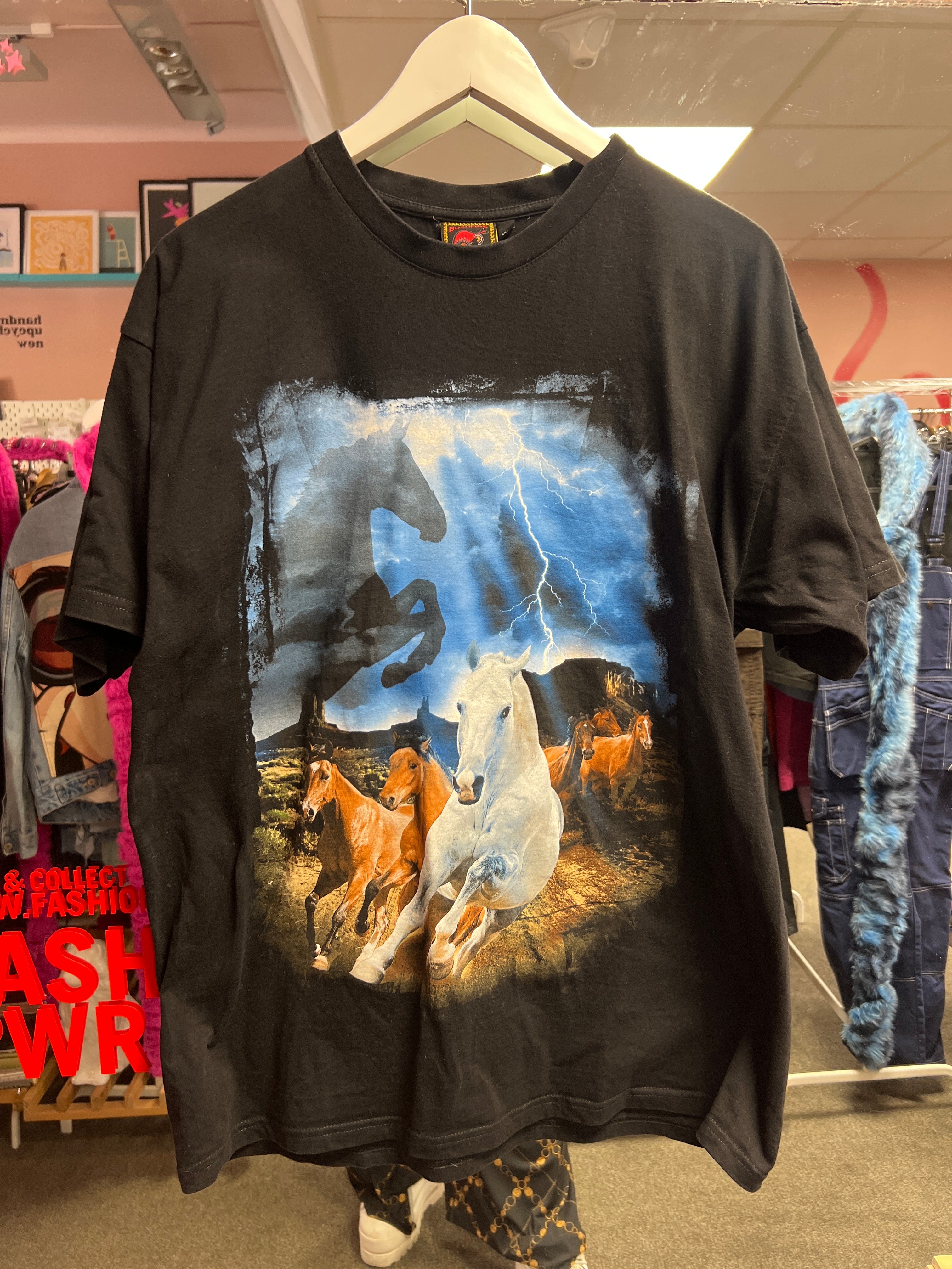 Bushfire horses tshirt