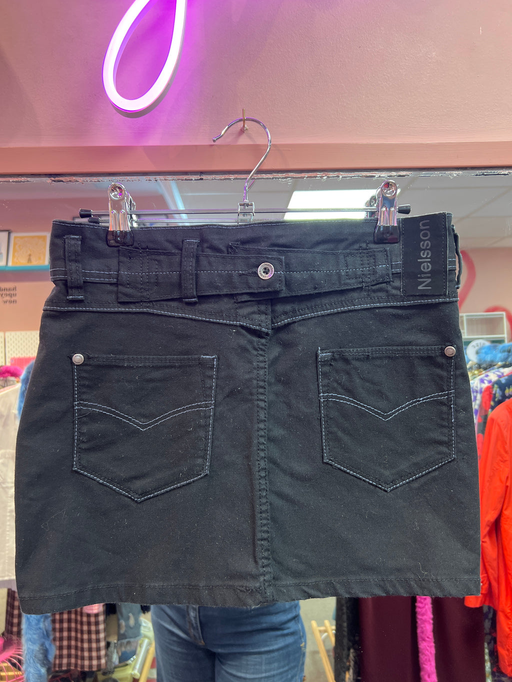 svart jeanskjol Nielsson
