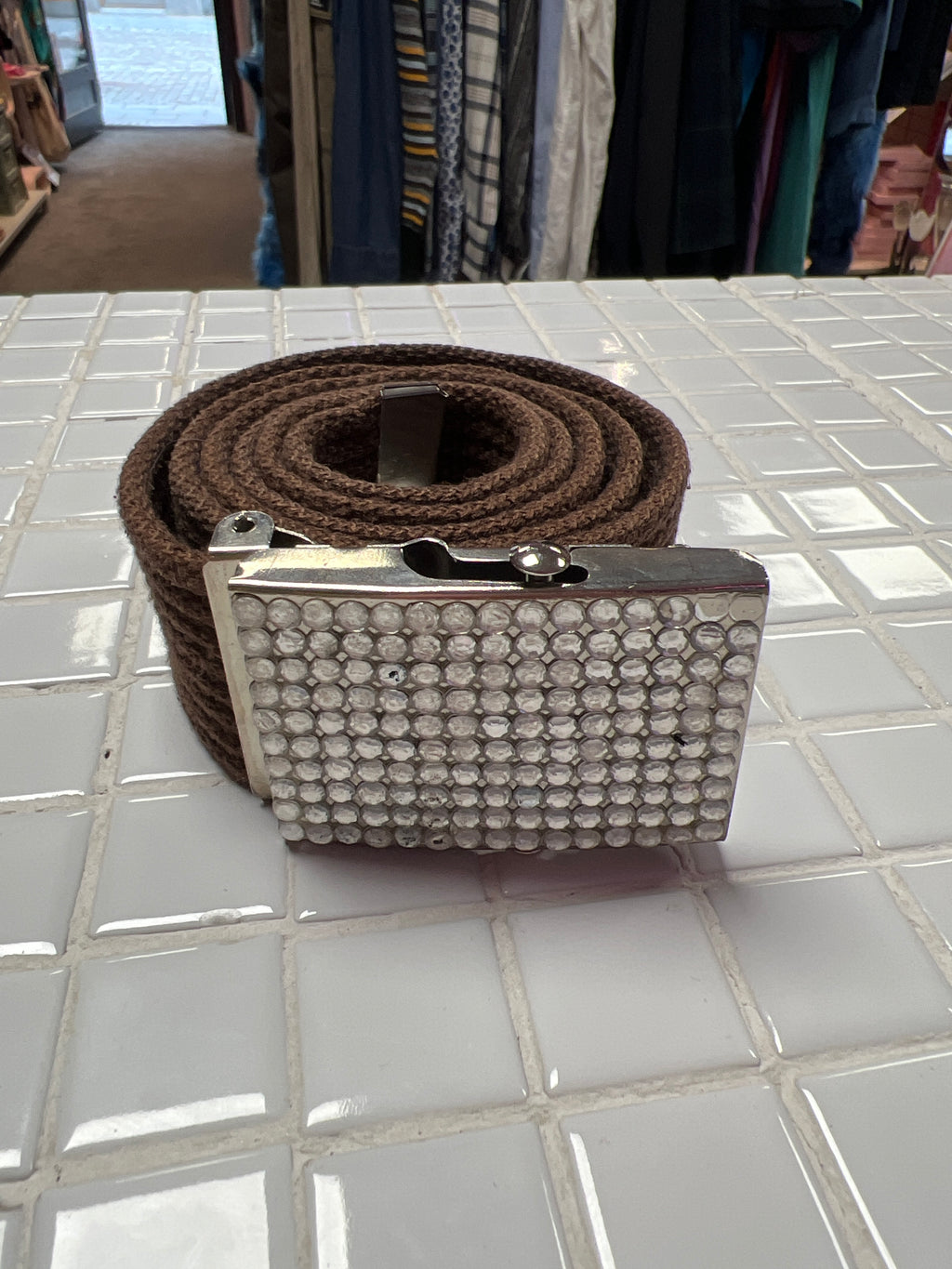 Y2K vibes strass belt