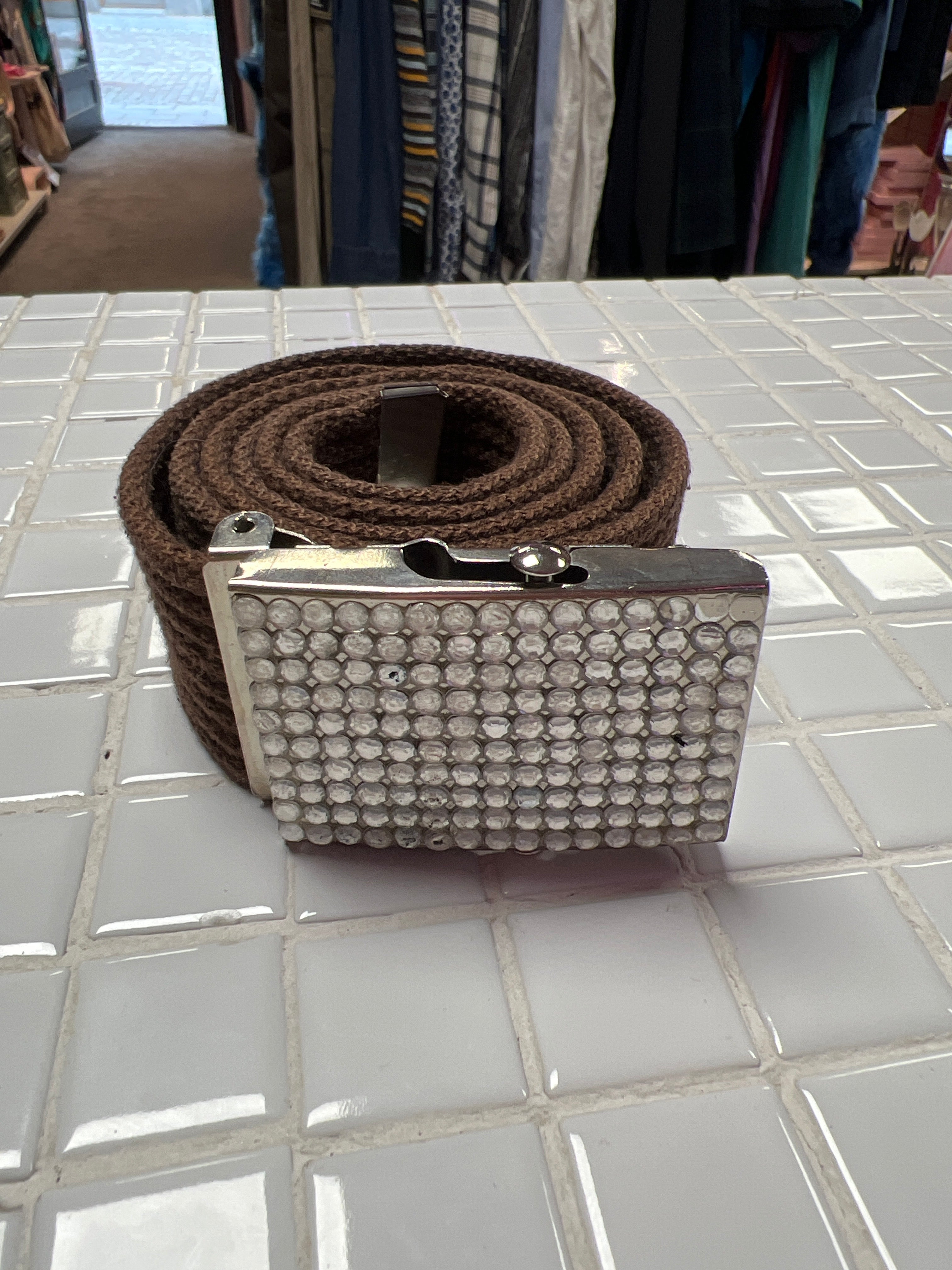 Y2K vibes strass belt