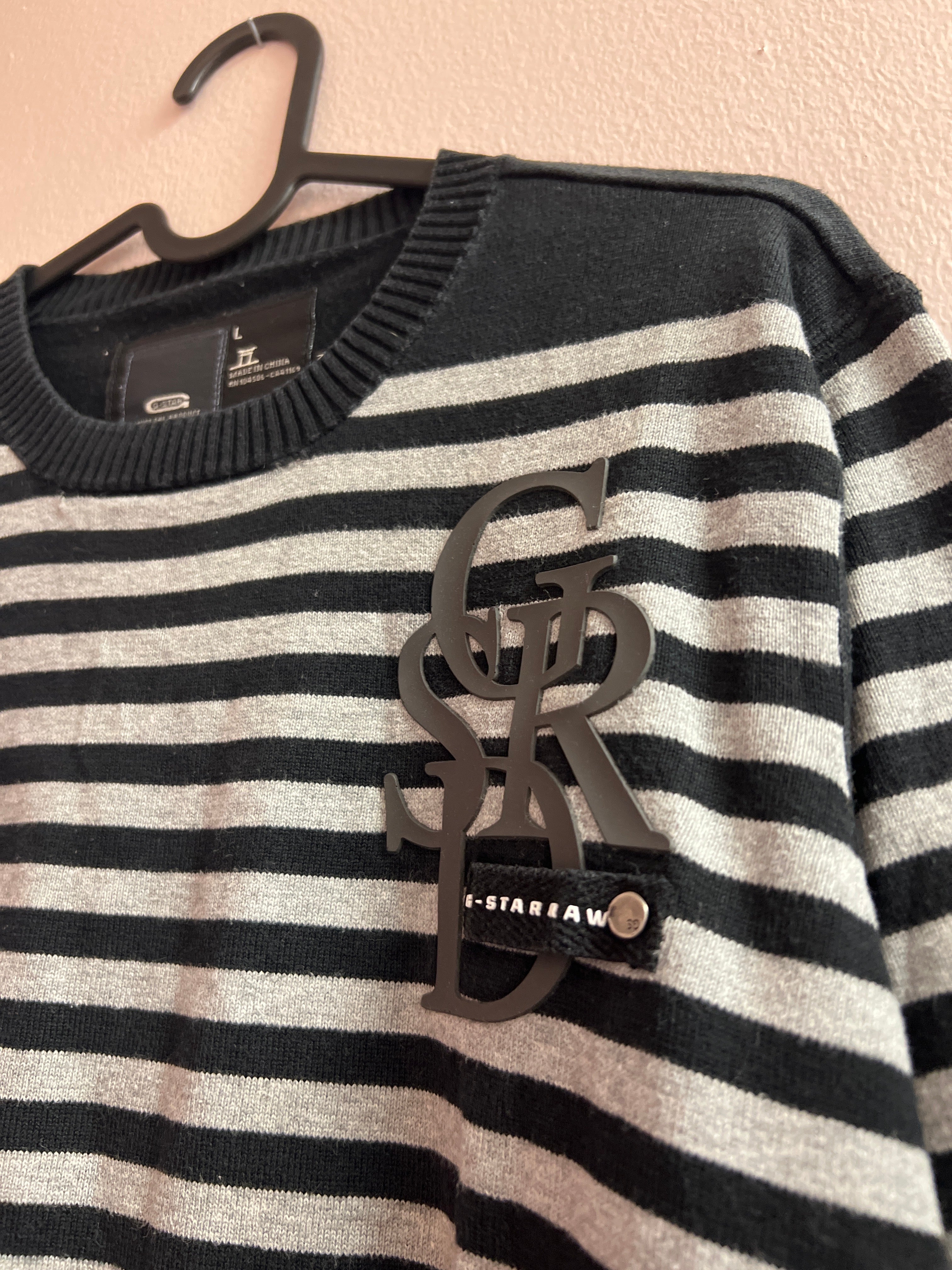 Stripped "G-Star" Sweater
