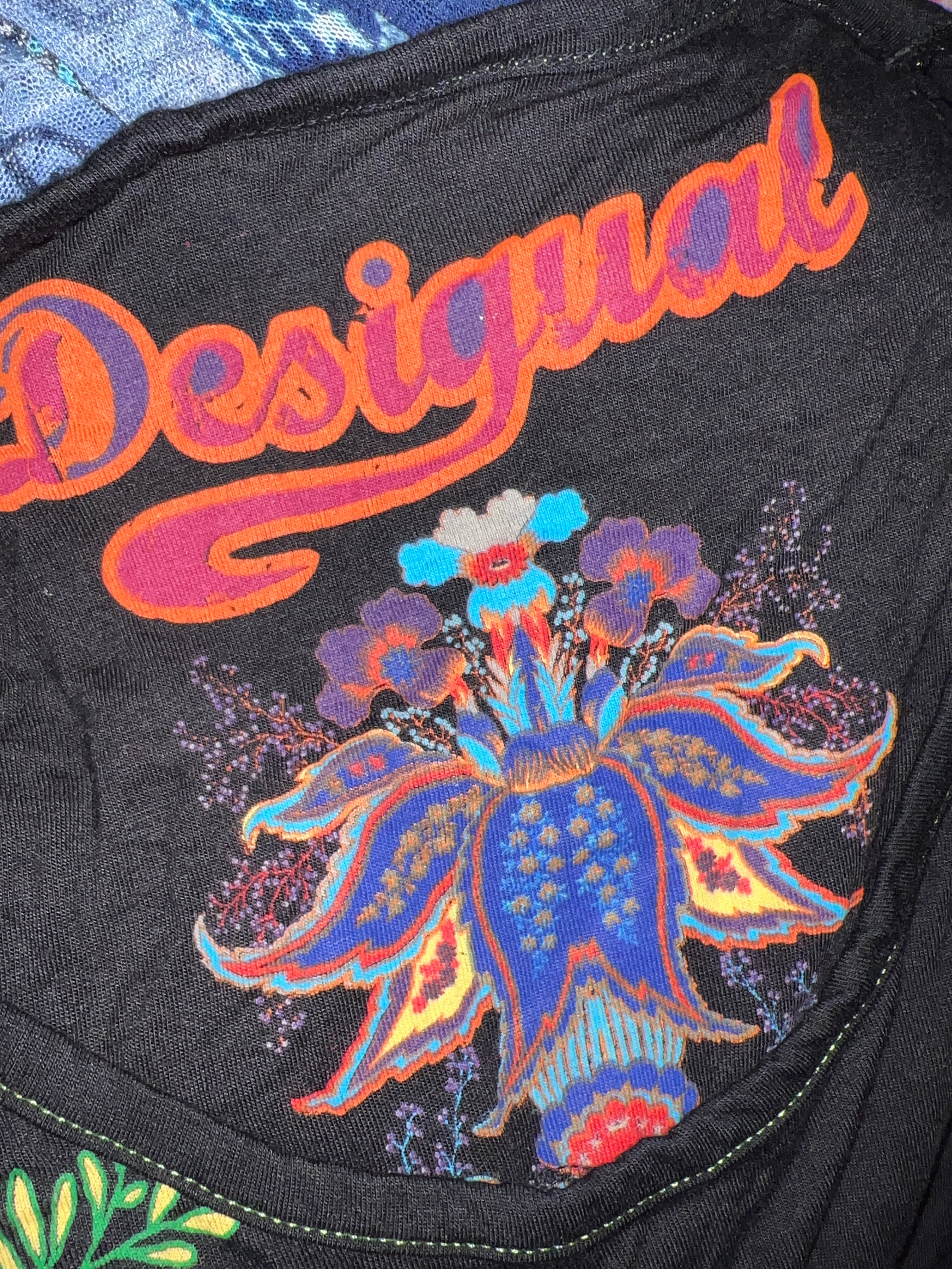 Desigual dress peacock and lotus