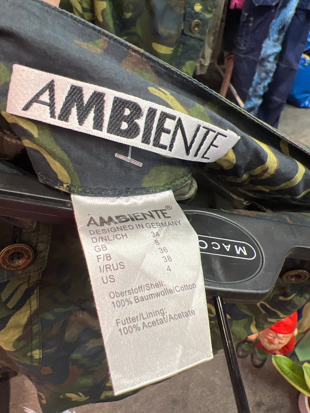 Ambiente camouflaged skirt