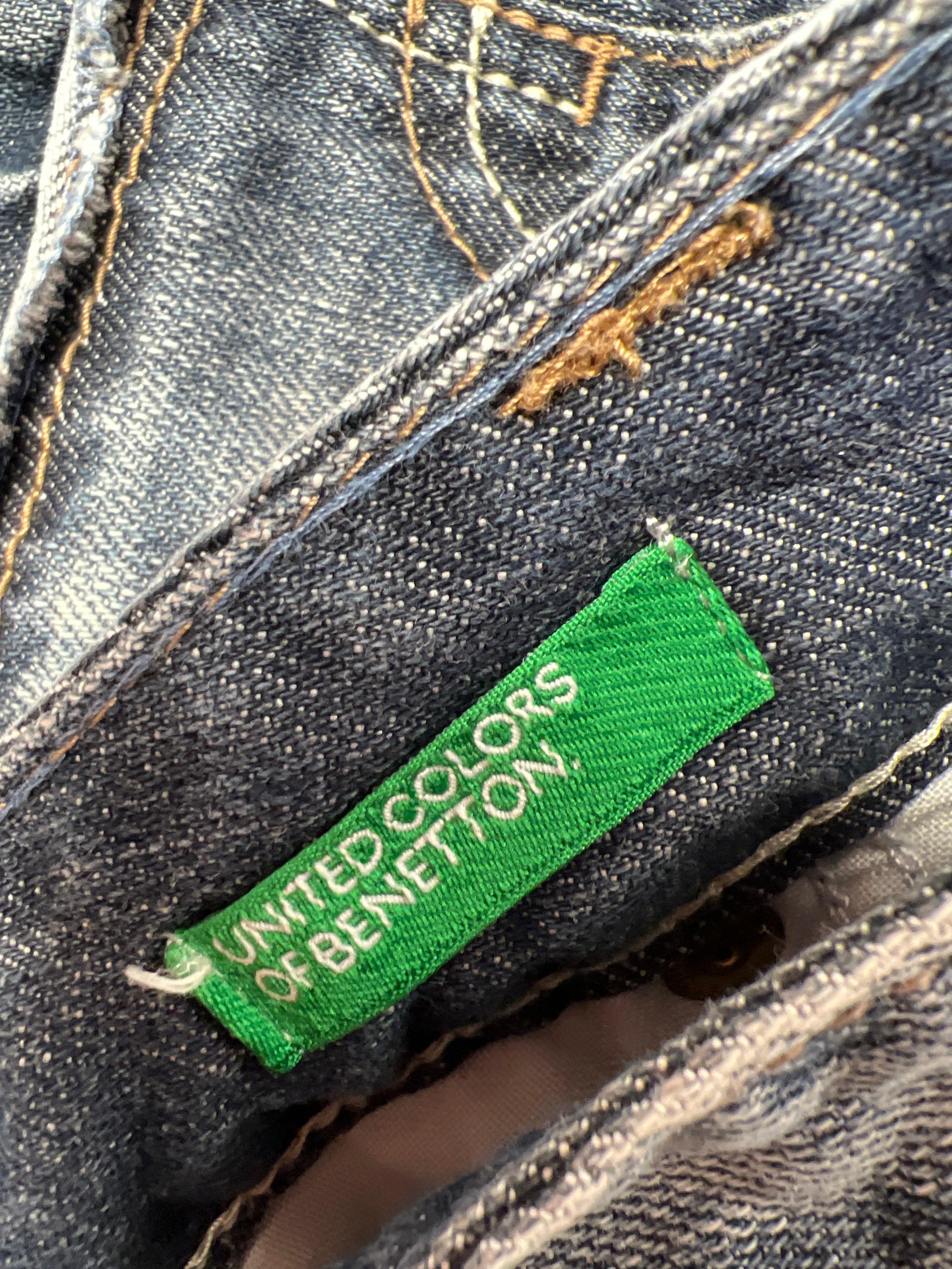 Upcycled Benetton jeans Skirt