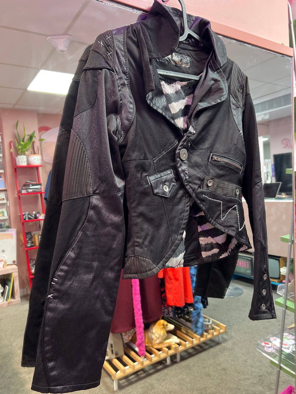 Goth Vampire Crop jacket y2k vibes