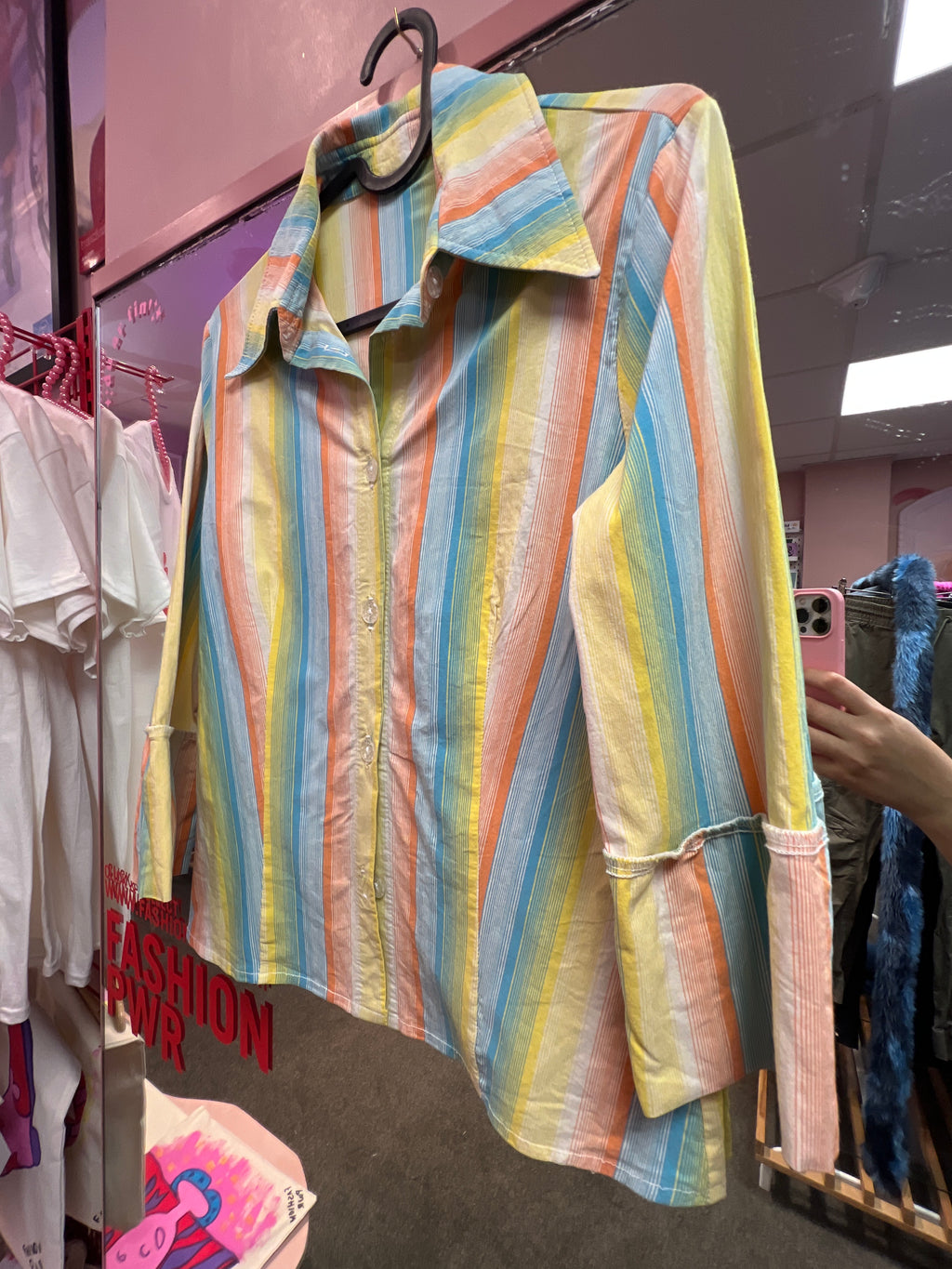Stripped colorful shirt