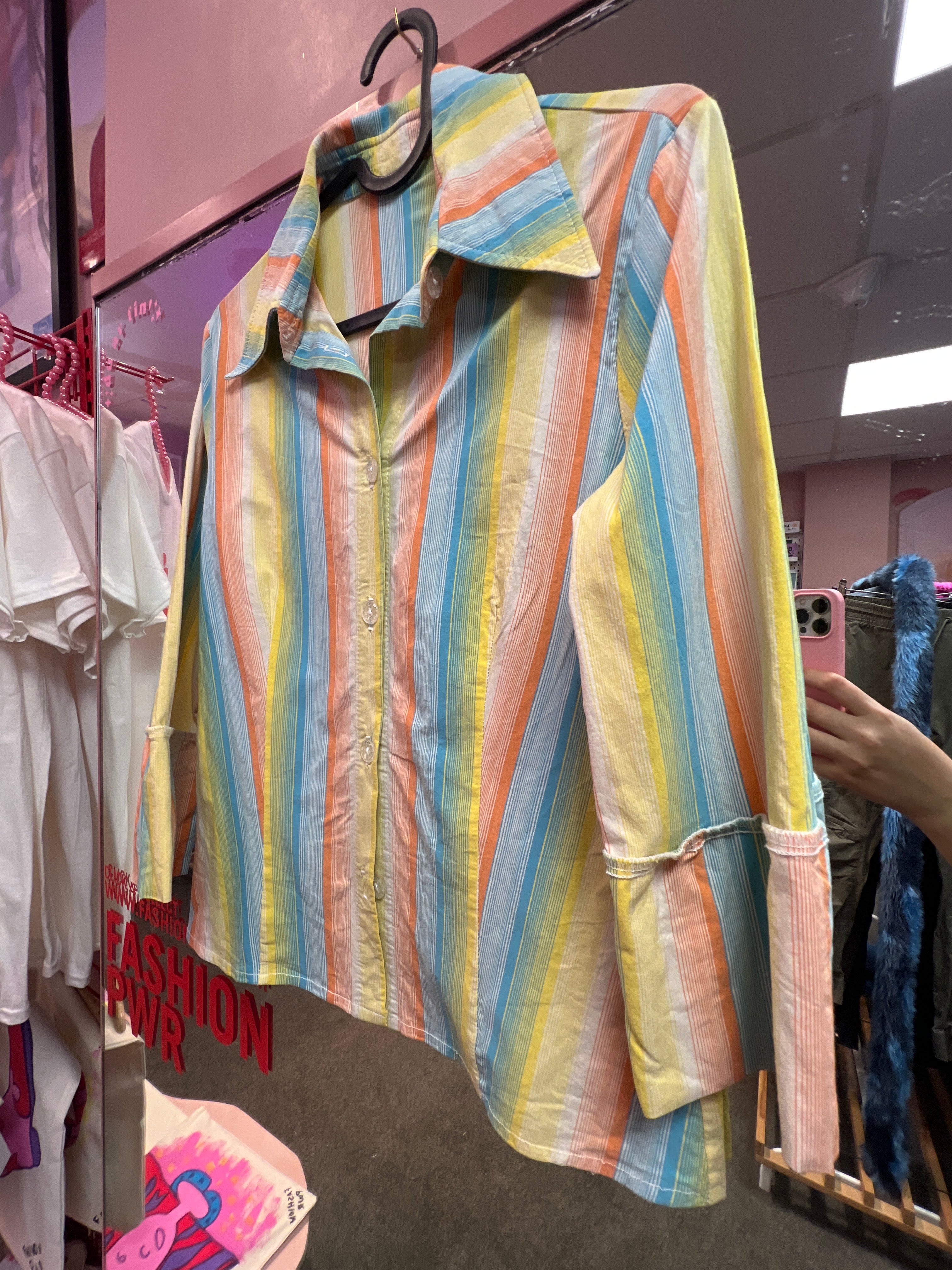 Stripped colorful shirt