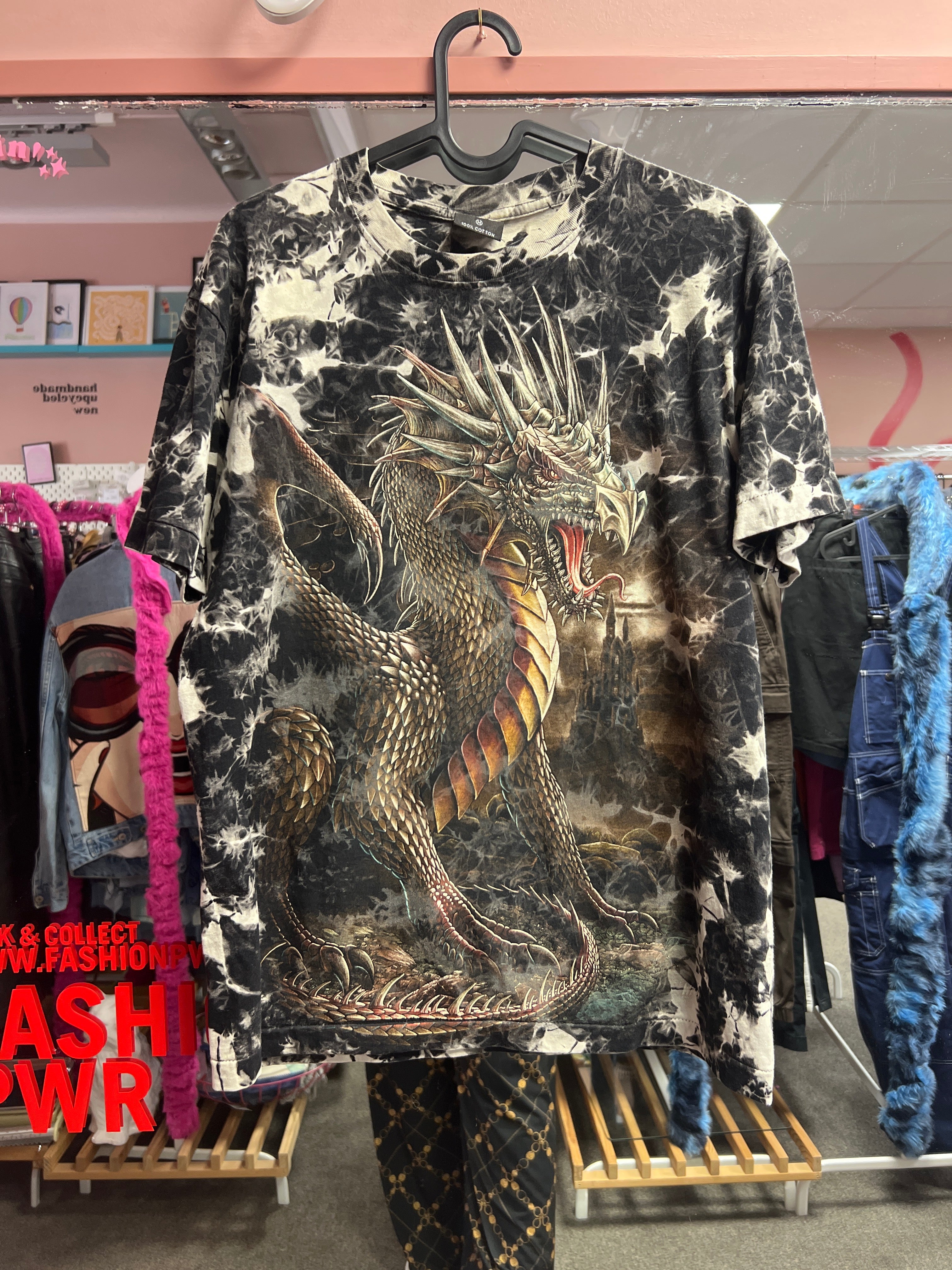 Dragon Wild tie dye tshirt