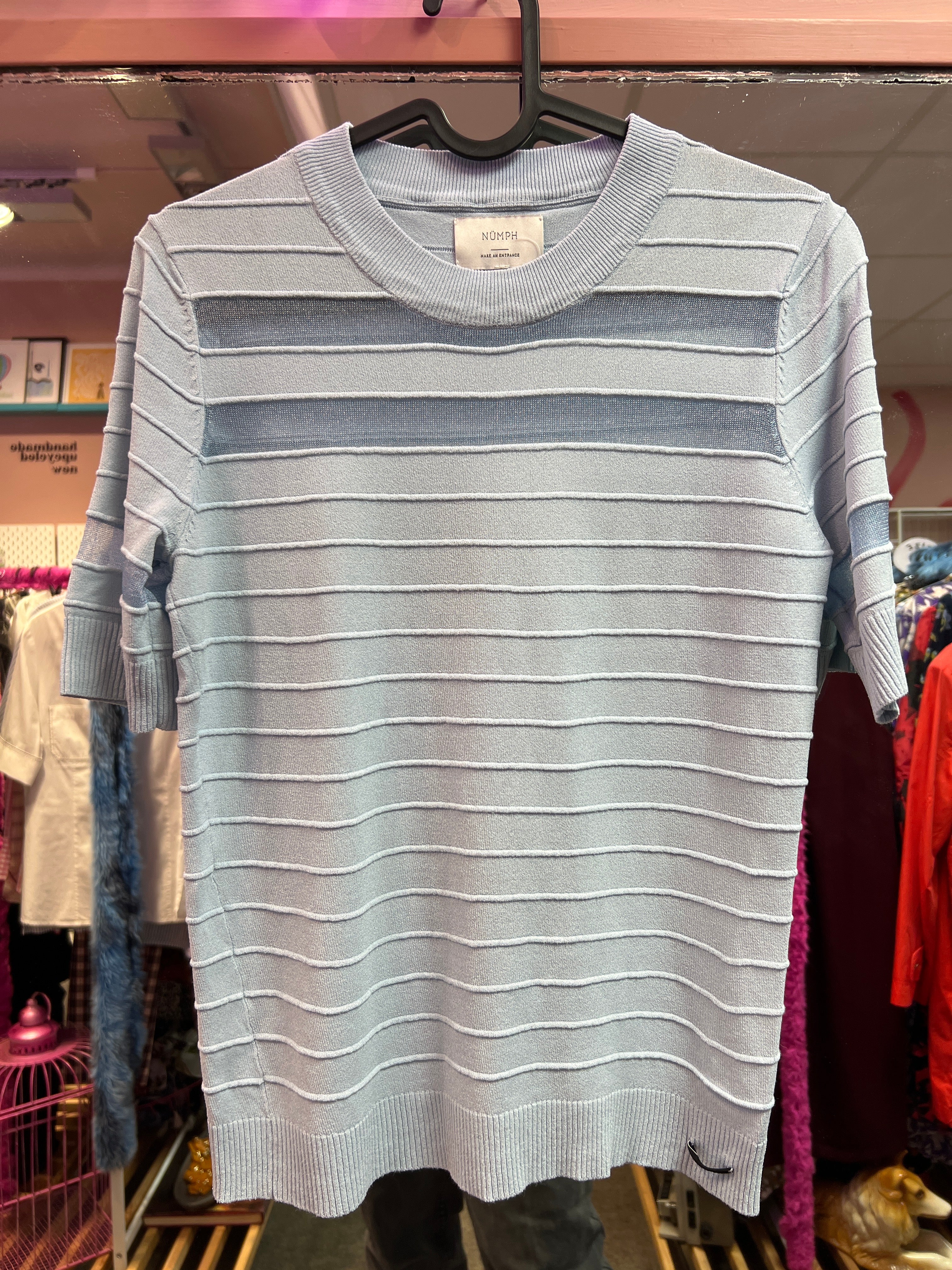 Numph blue top