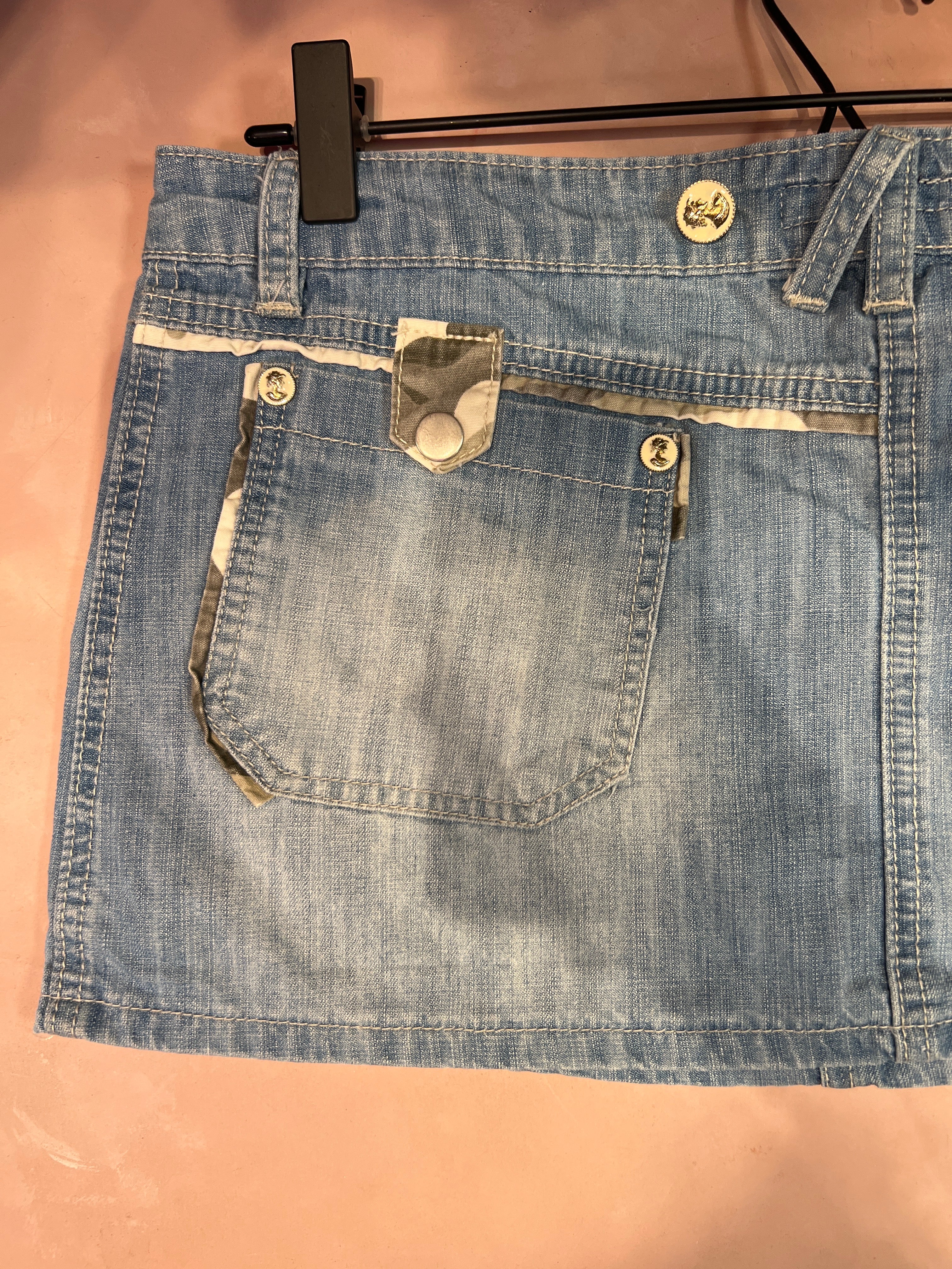 Fanco Jeans skirt multi pocket