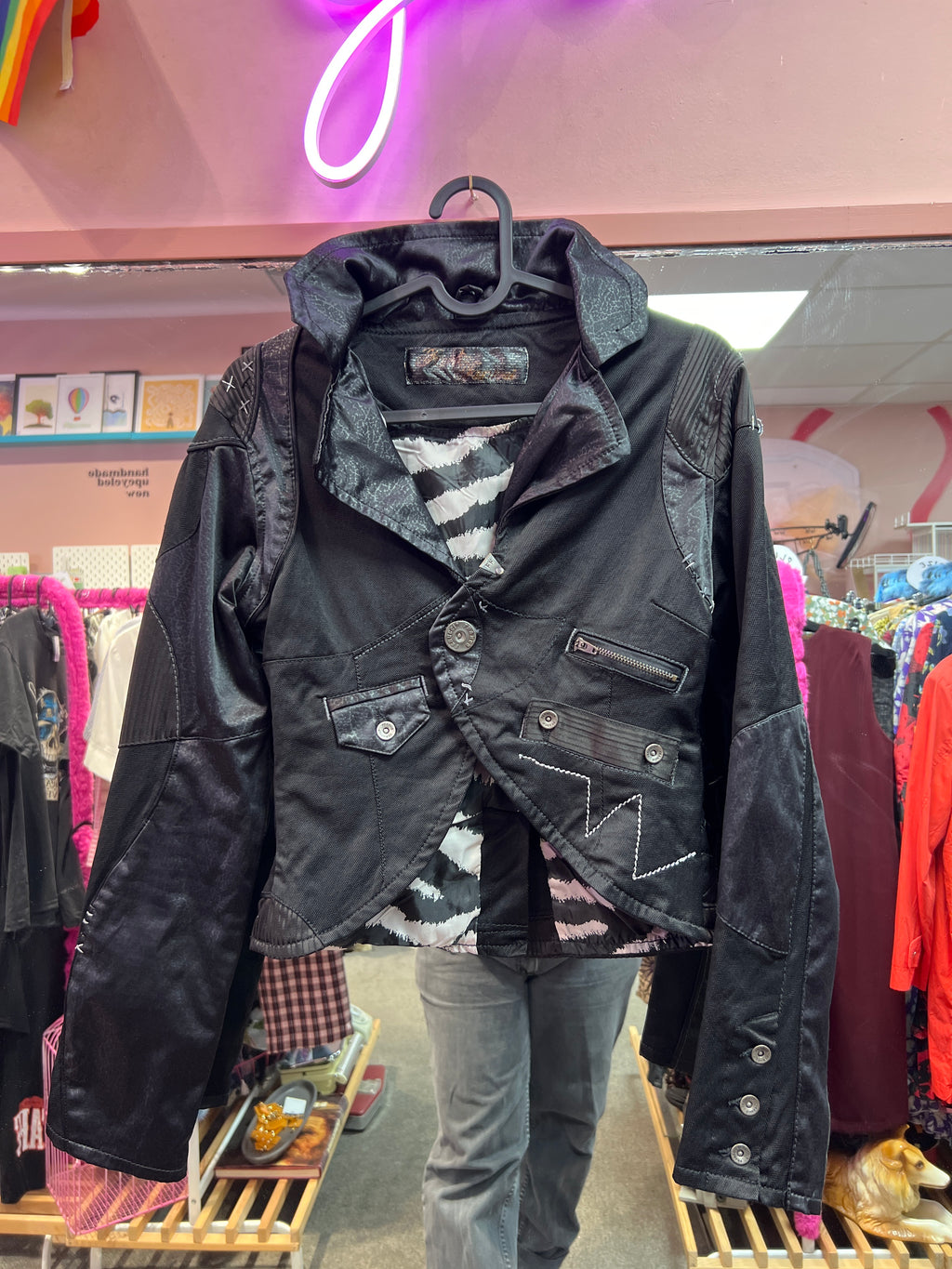 Goth Vampire Crop jacket y2k vibes