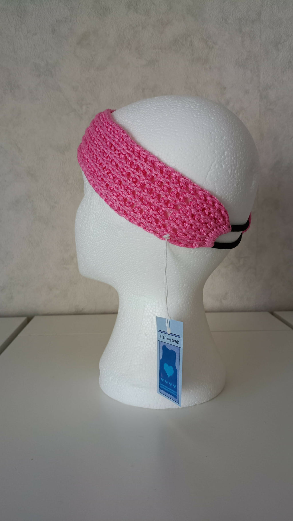 Pink hairband