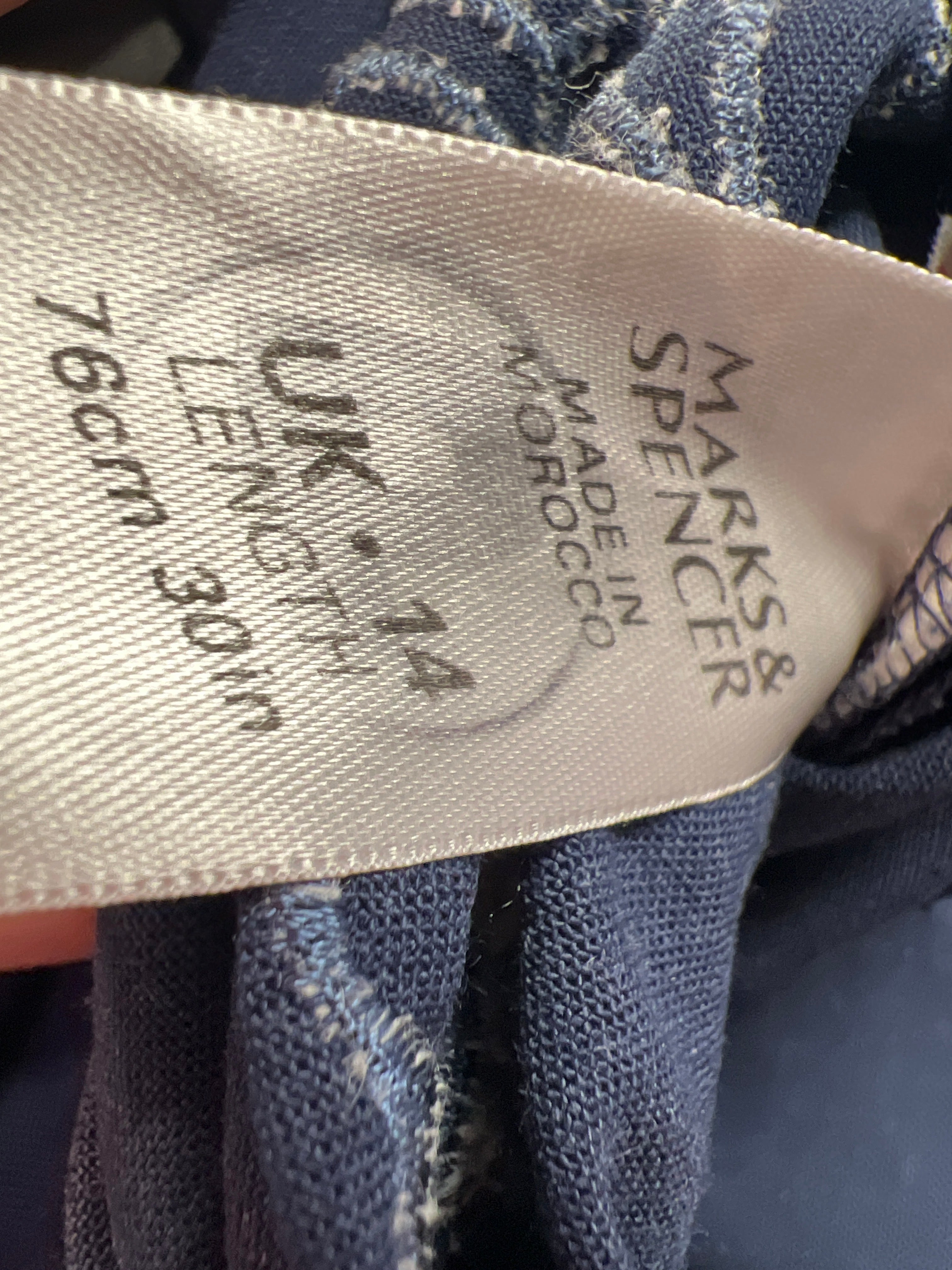 Blue Marks and Spencer skirt