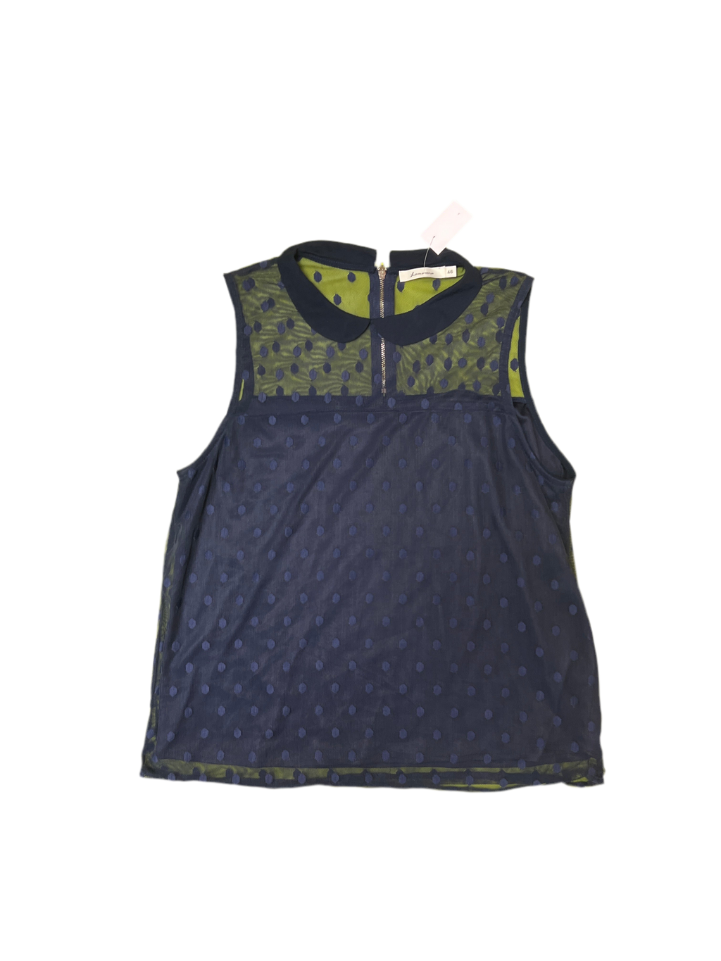 Blue polka dots