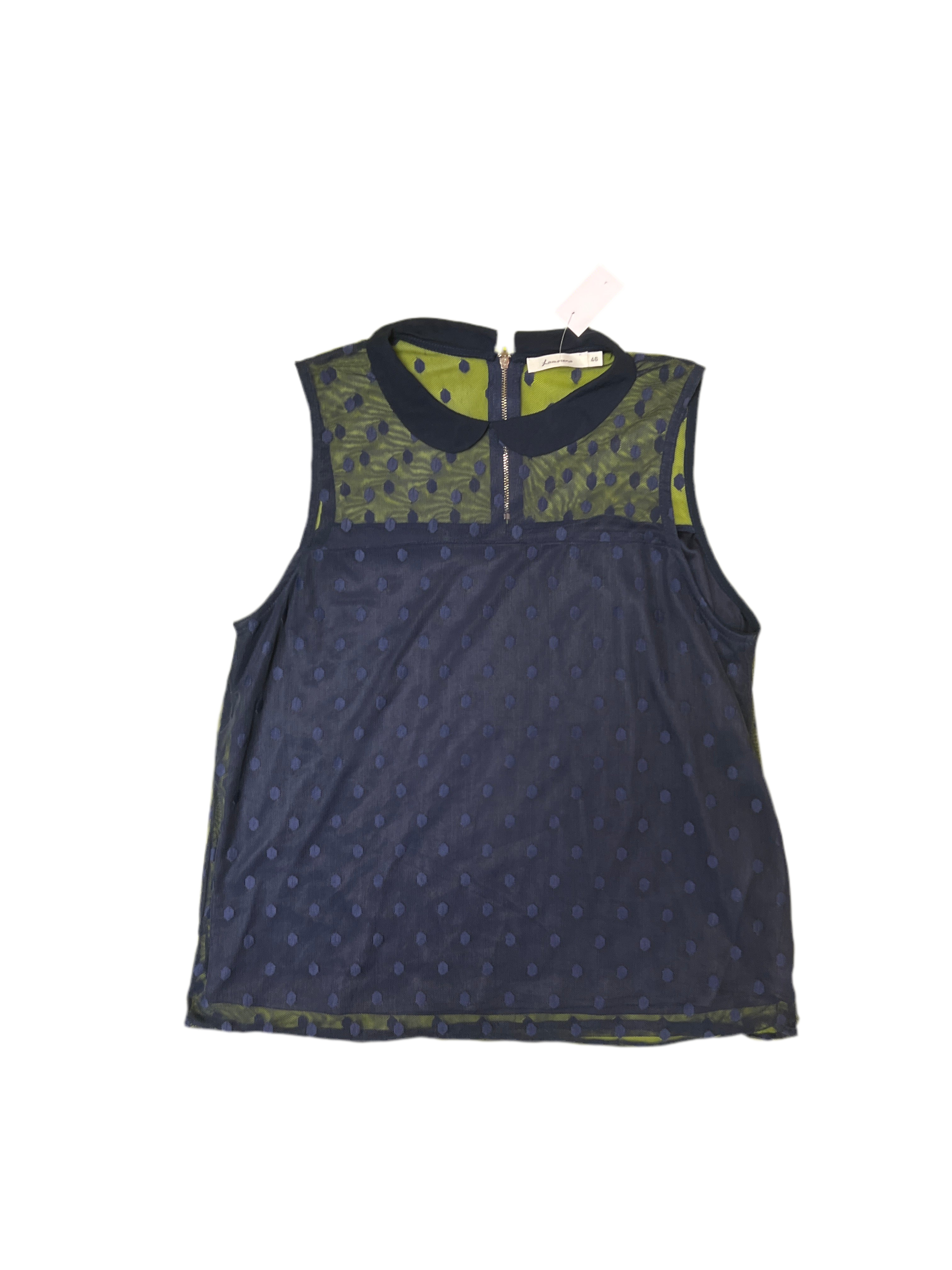 Blue polka dots