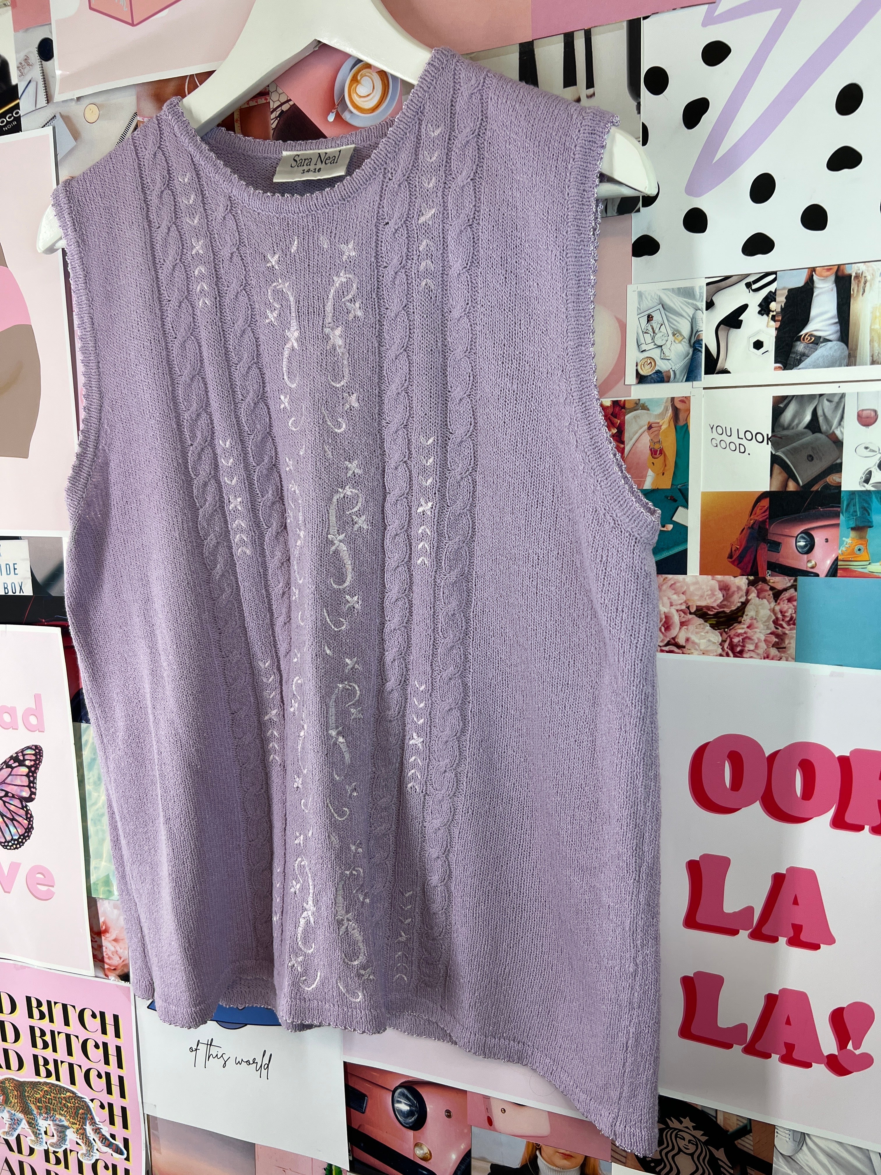 Cute purple top