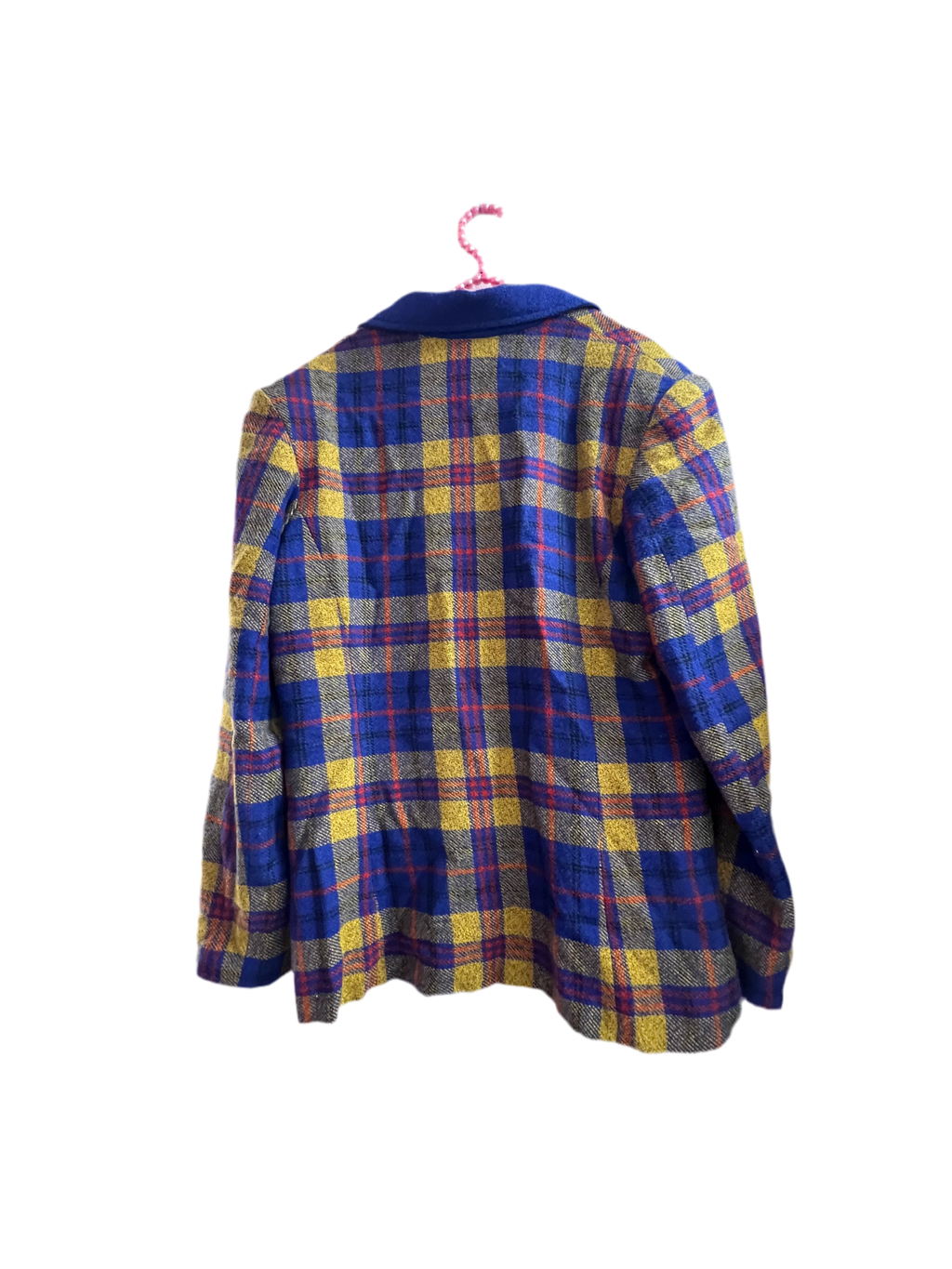 Blue "Clueless" Checkered Blazer