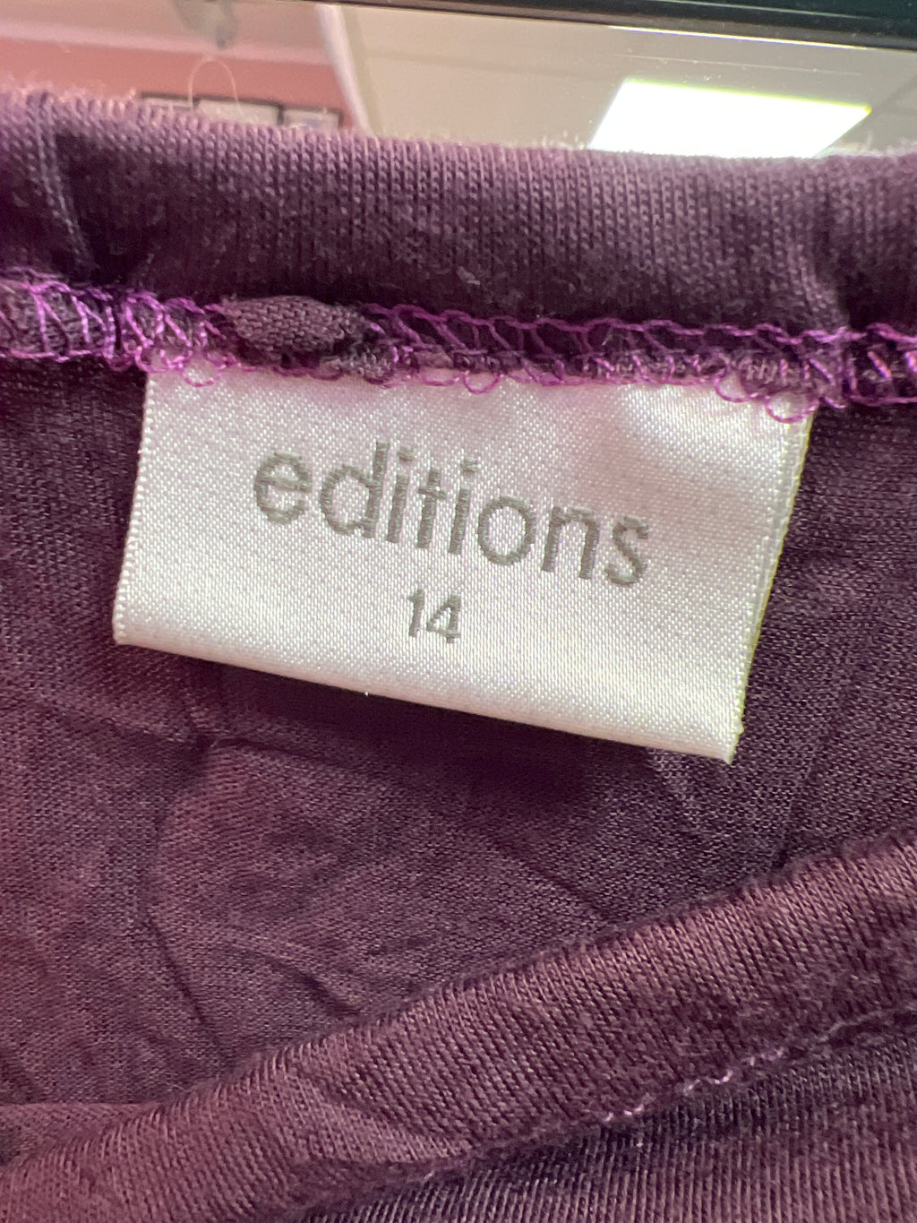 Purple bohemian Editions skirt