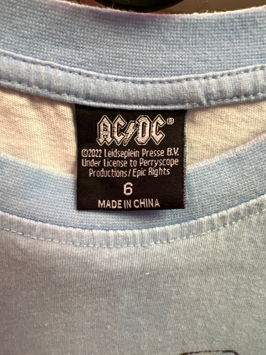 ACDC tie dye
