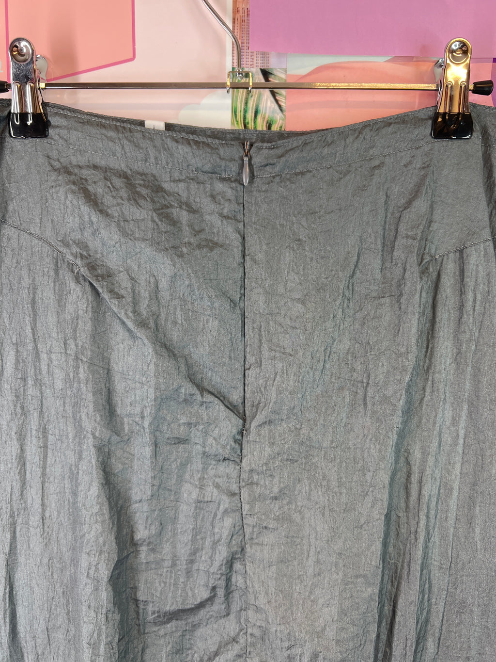 Thin grey y2k vibes skirt