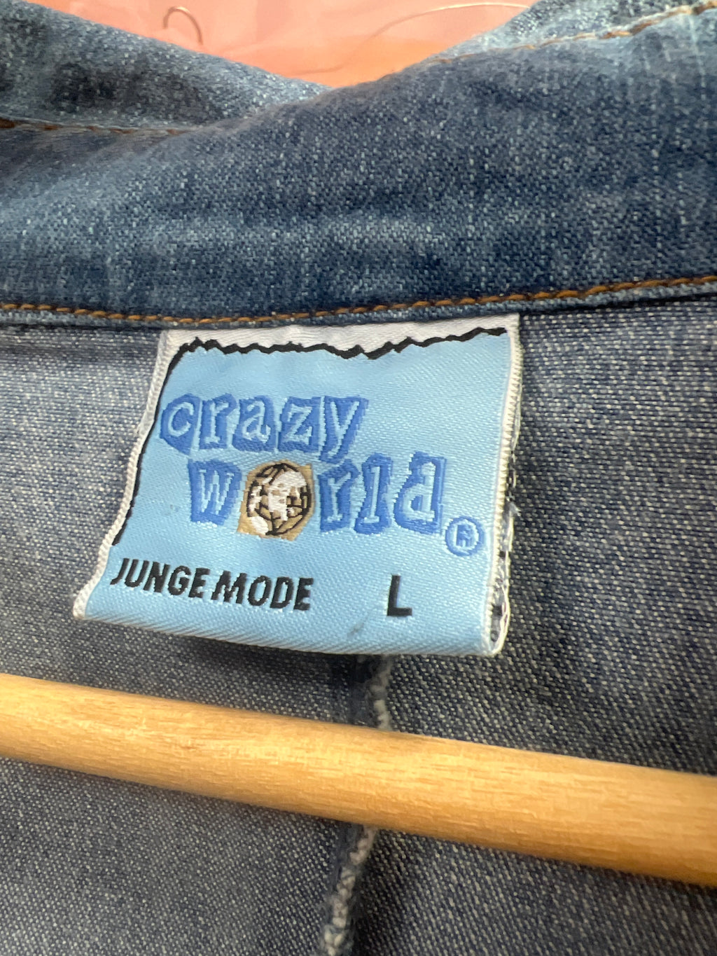 Crazy world jeans top