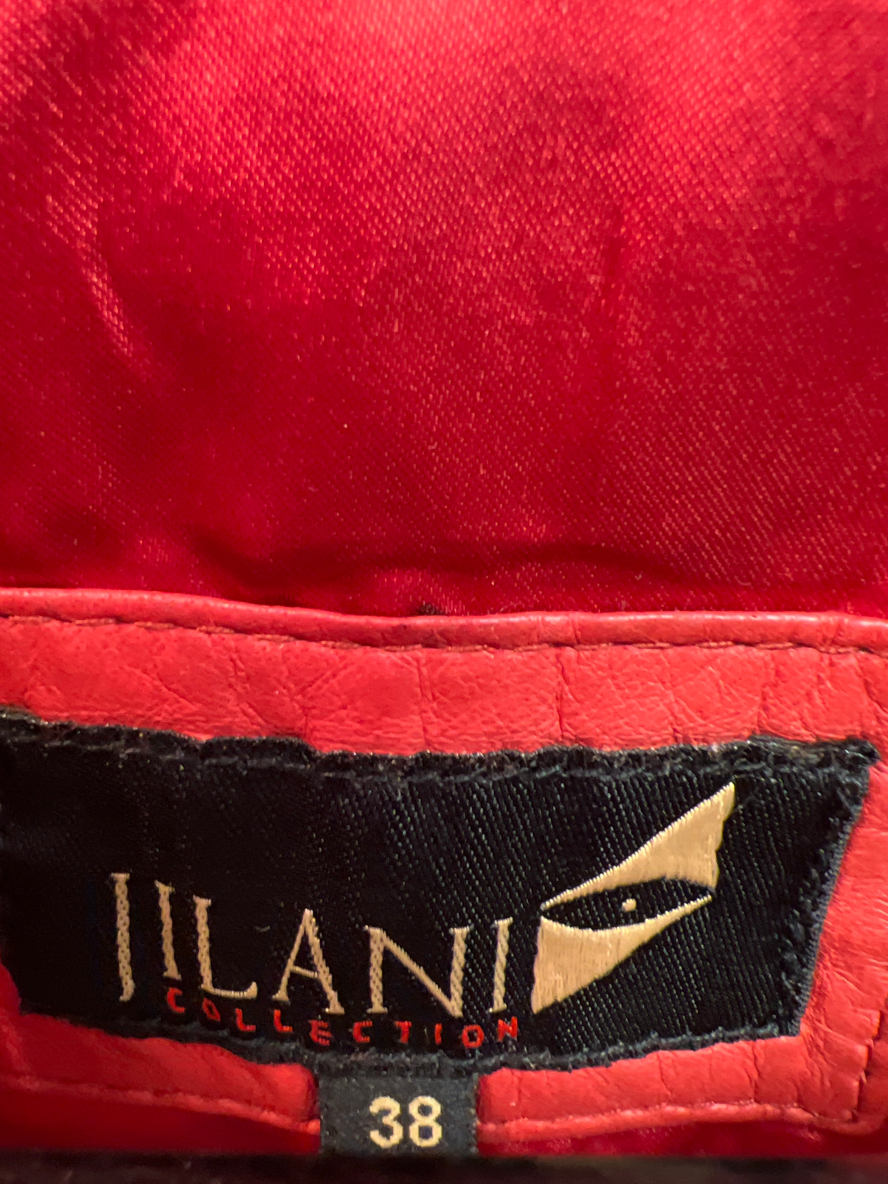 Red leather Jacket