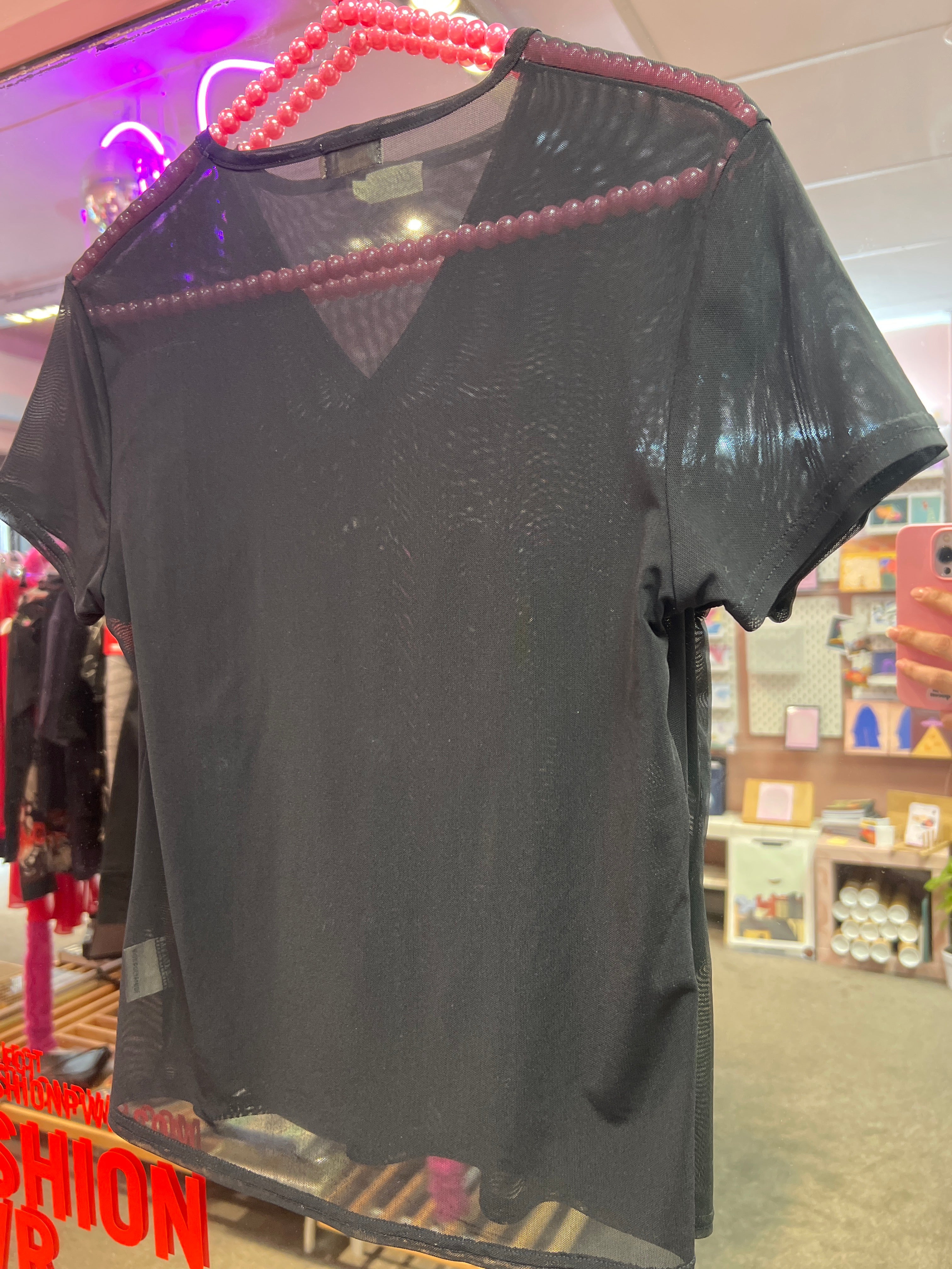 Etam see through top