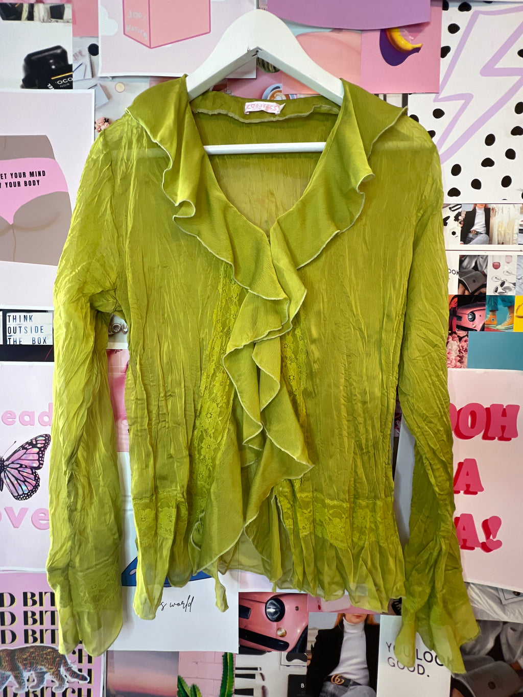 Y2K "Coquines" Green Queen