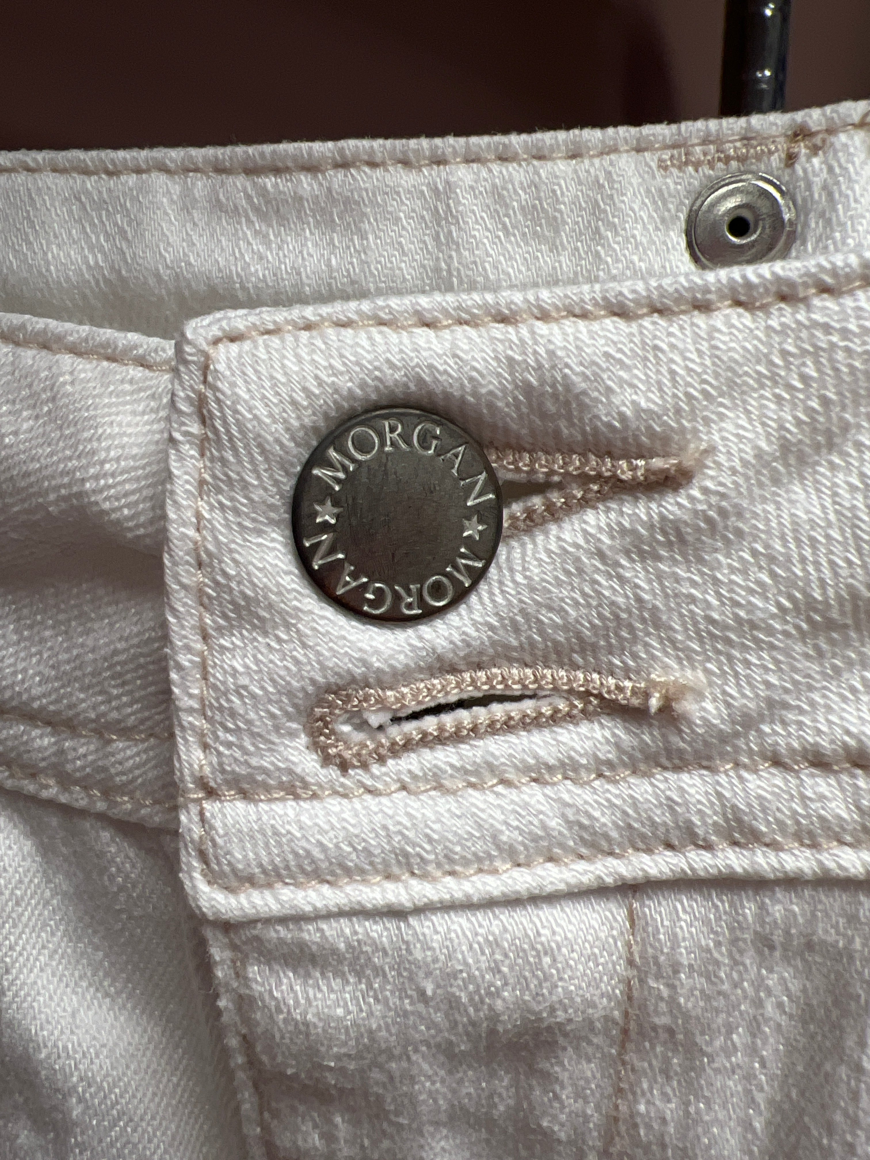 Morgan white studs skirt