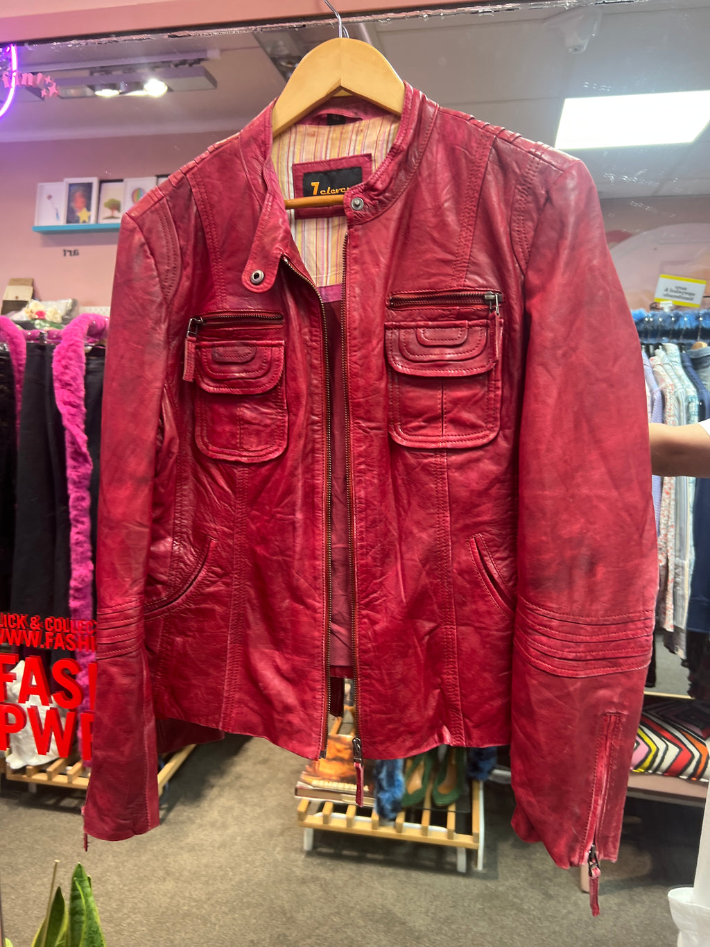 Leather jacket 7 Eleven