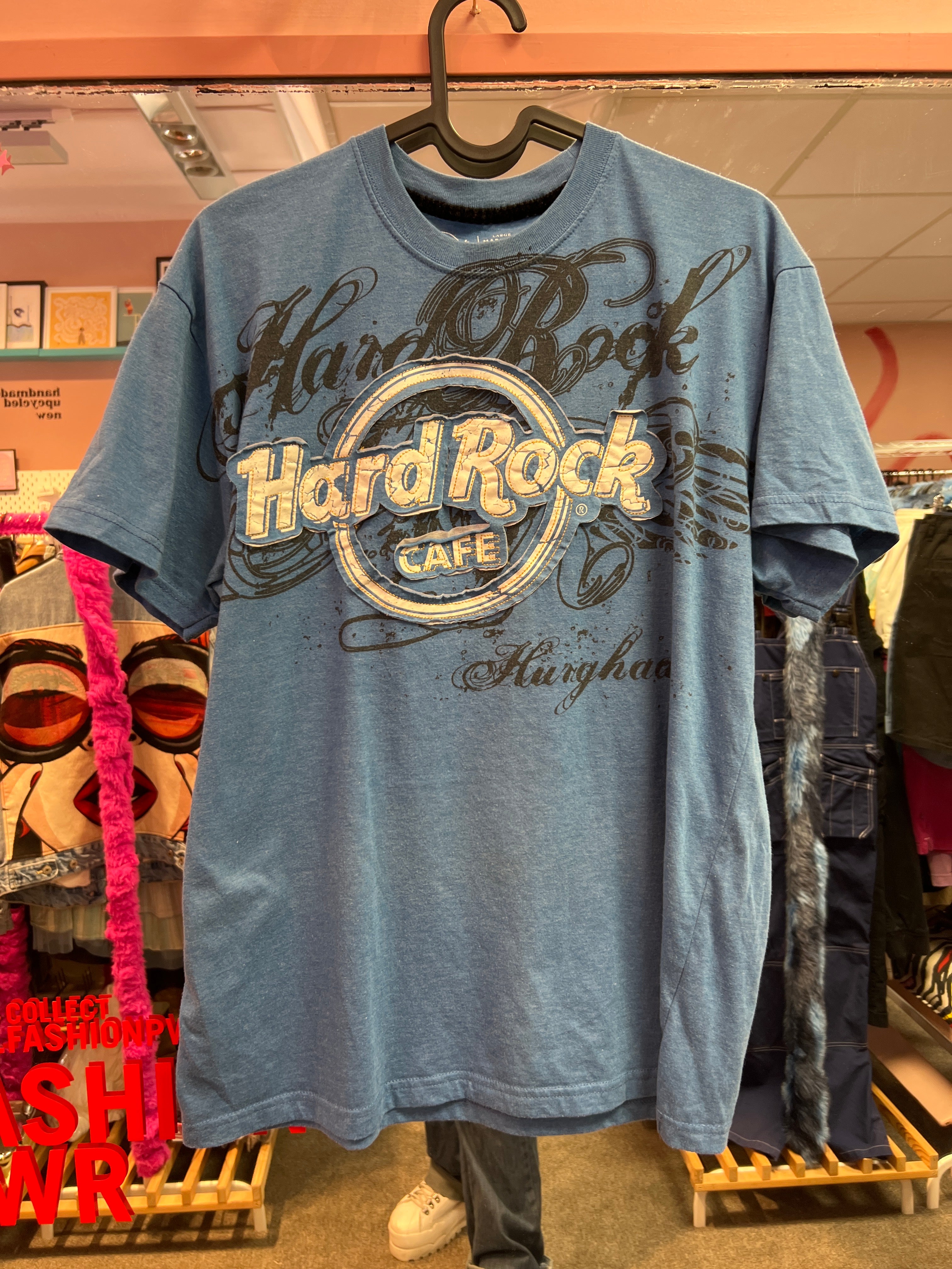Blue Hard Rock Cafe t-shirt