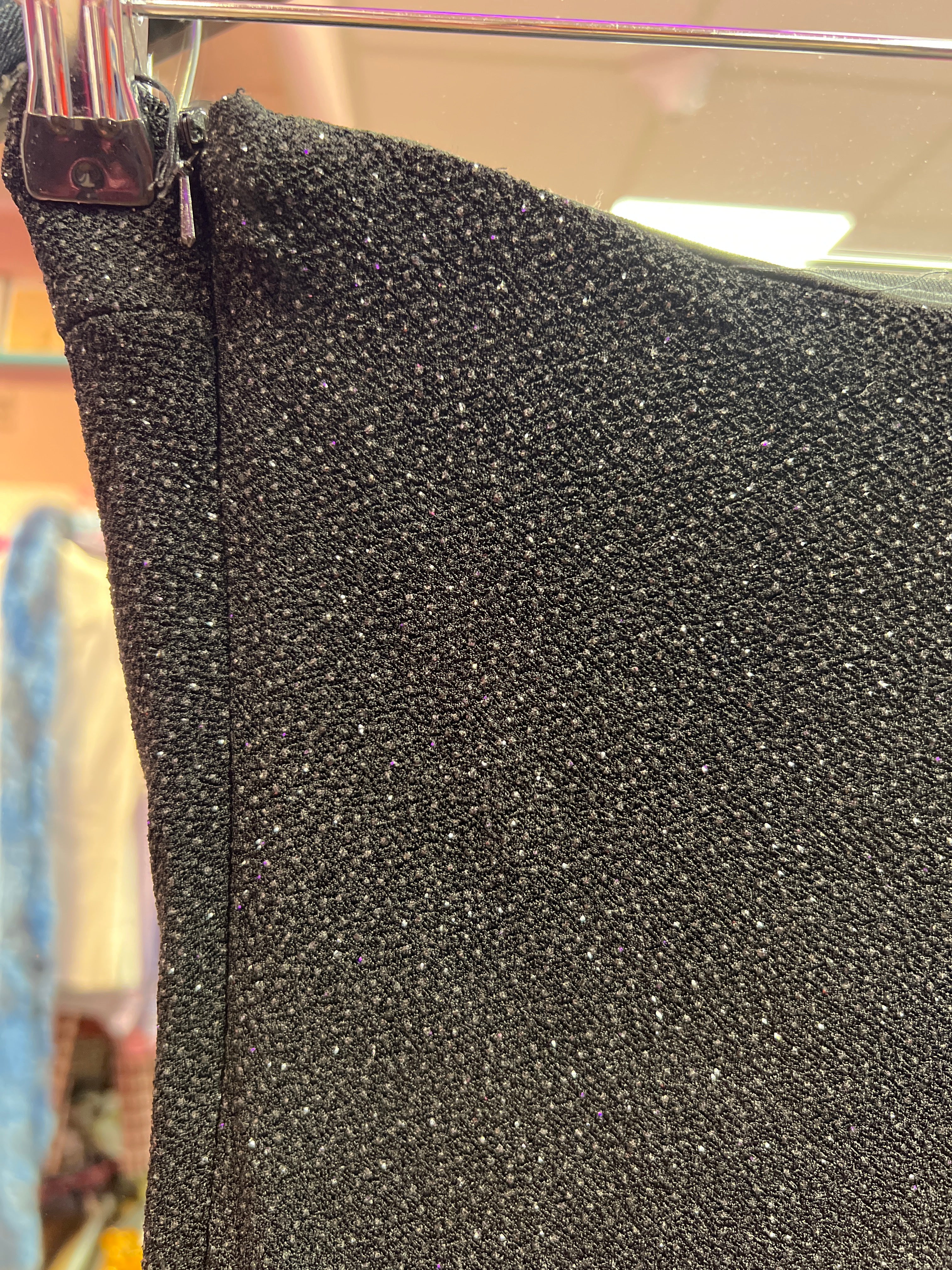 Sparkly black dress Y2K vibes Jessica McClintock