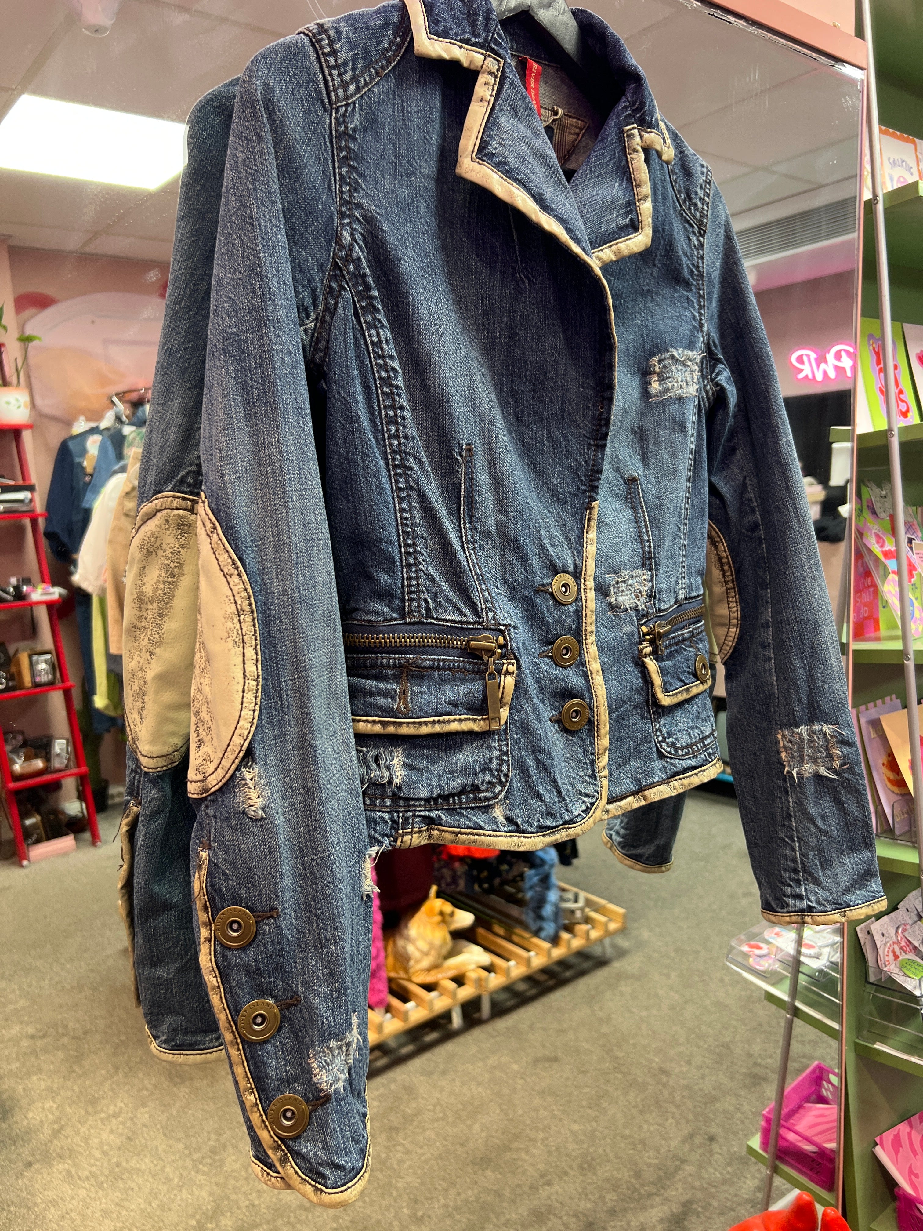Jeansjacka Y2K-känsla River Island