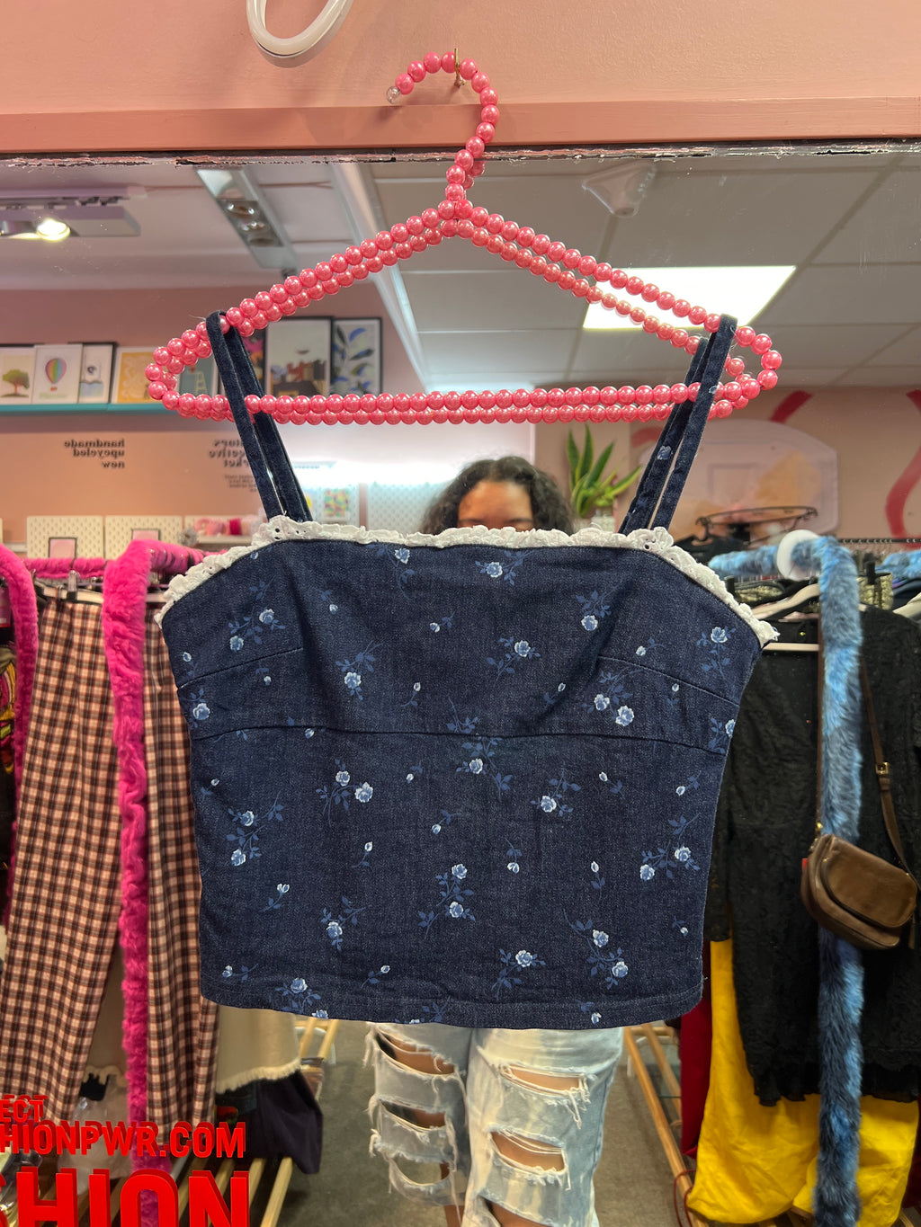Pimkie romantic crop top