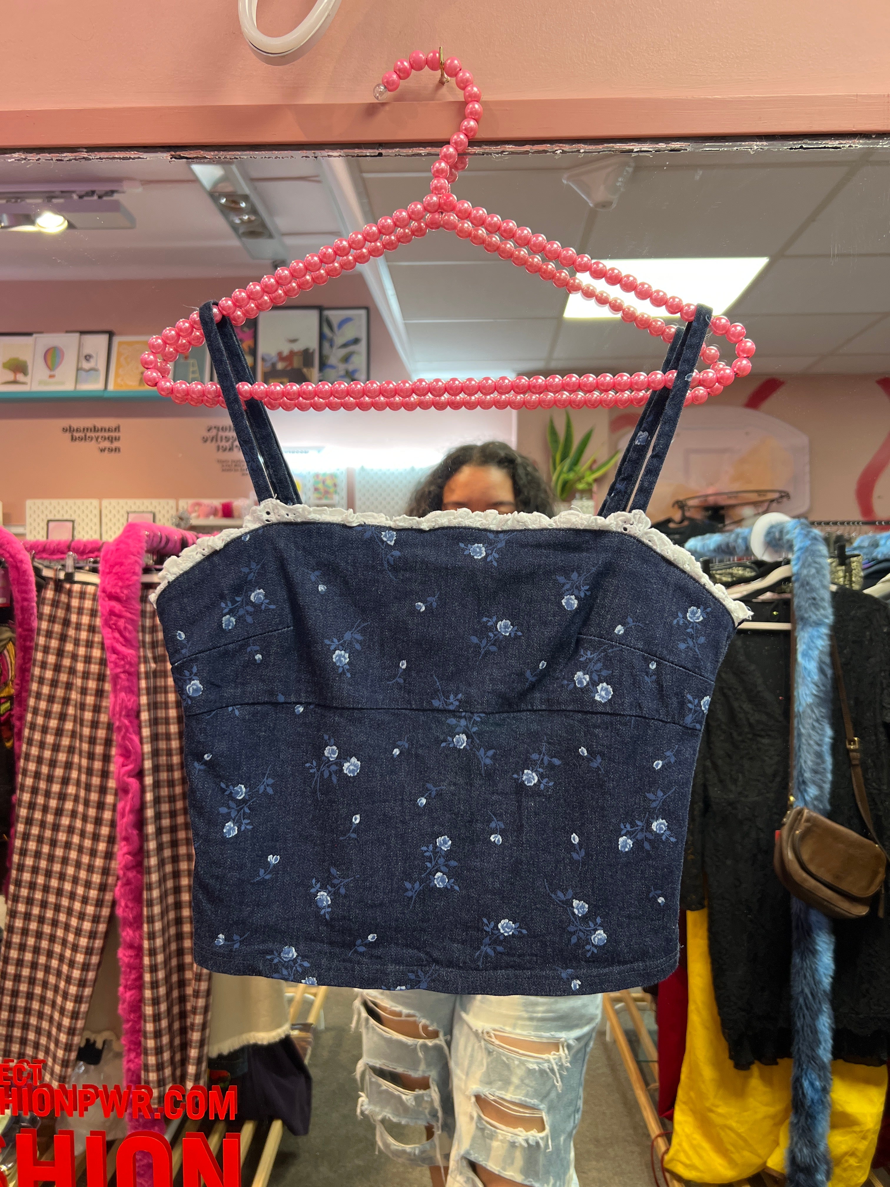 Pimkie romantic crop top