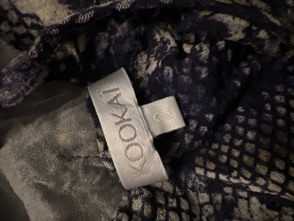 Kookai patterned butterfly detail top