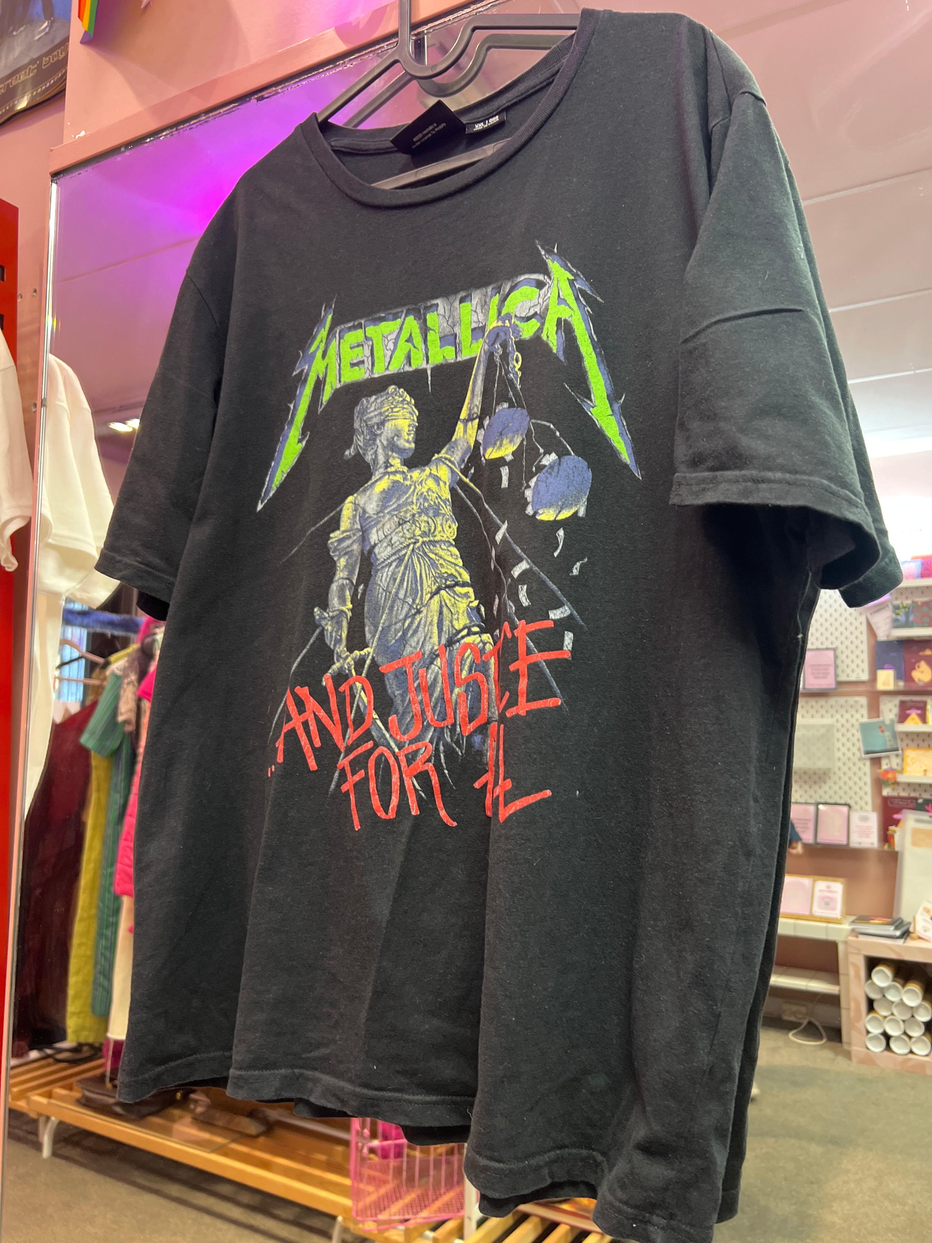 Metallica and justice for all T-shirt