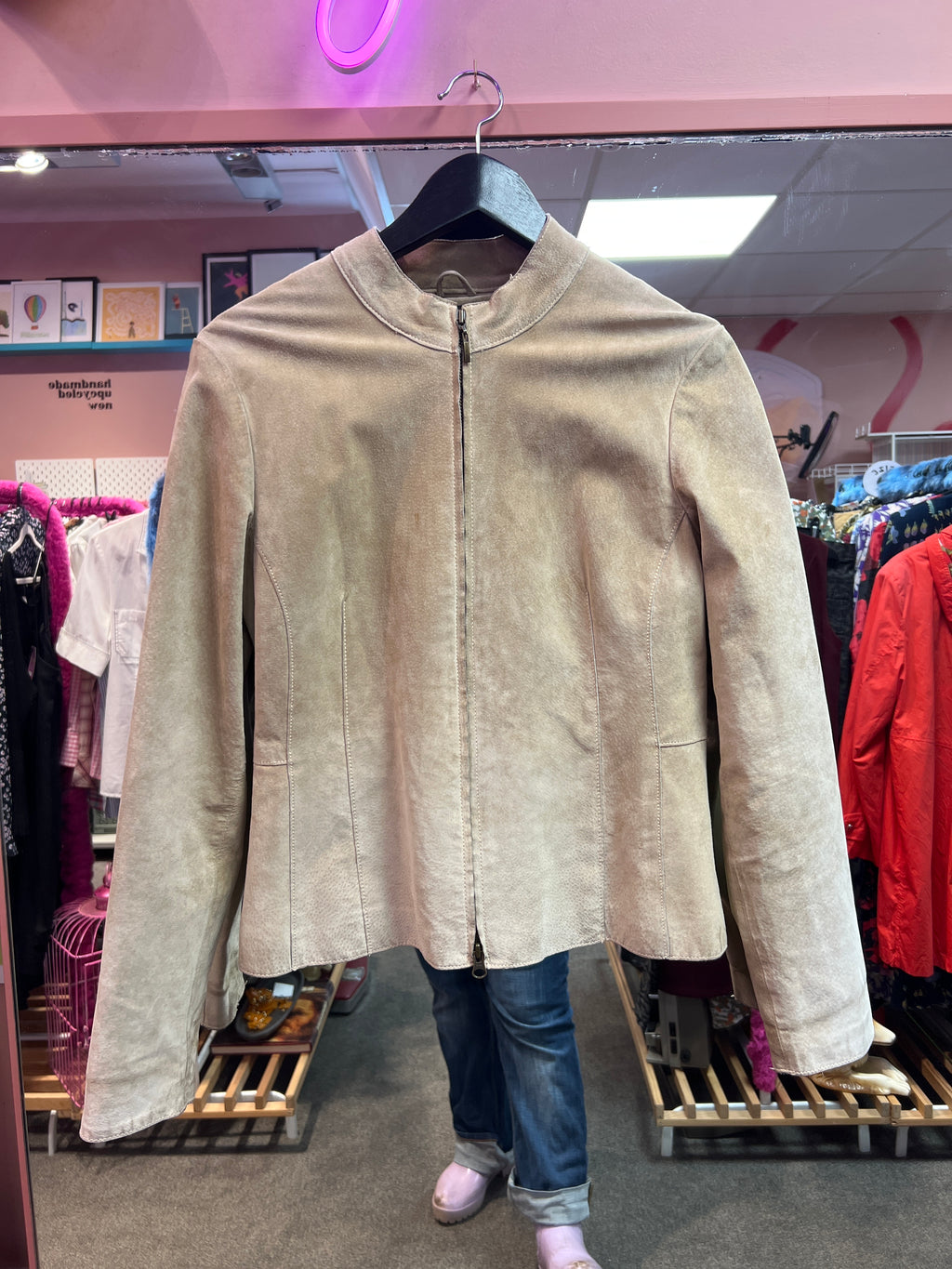 Fancy hint of cowboy vibes leather jacket